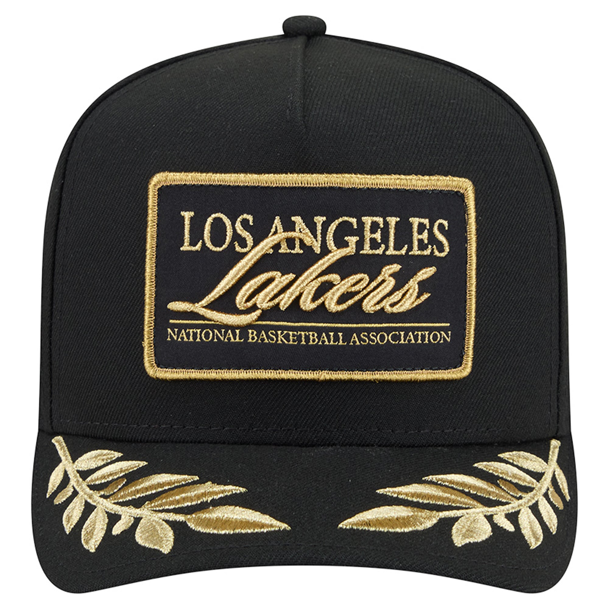 Casquette snapback New Era 9FIFTY Golden Los Angeles Lakers noire pour homme