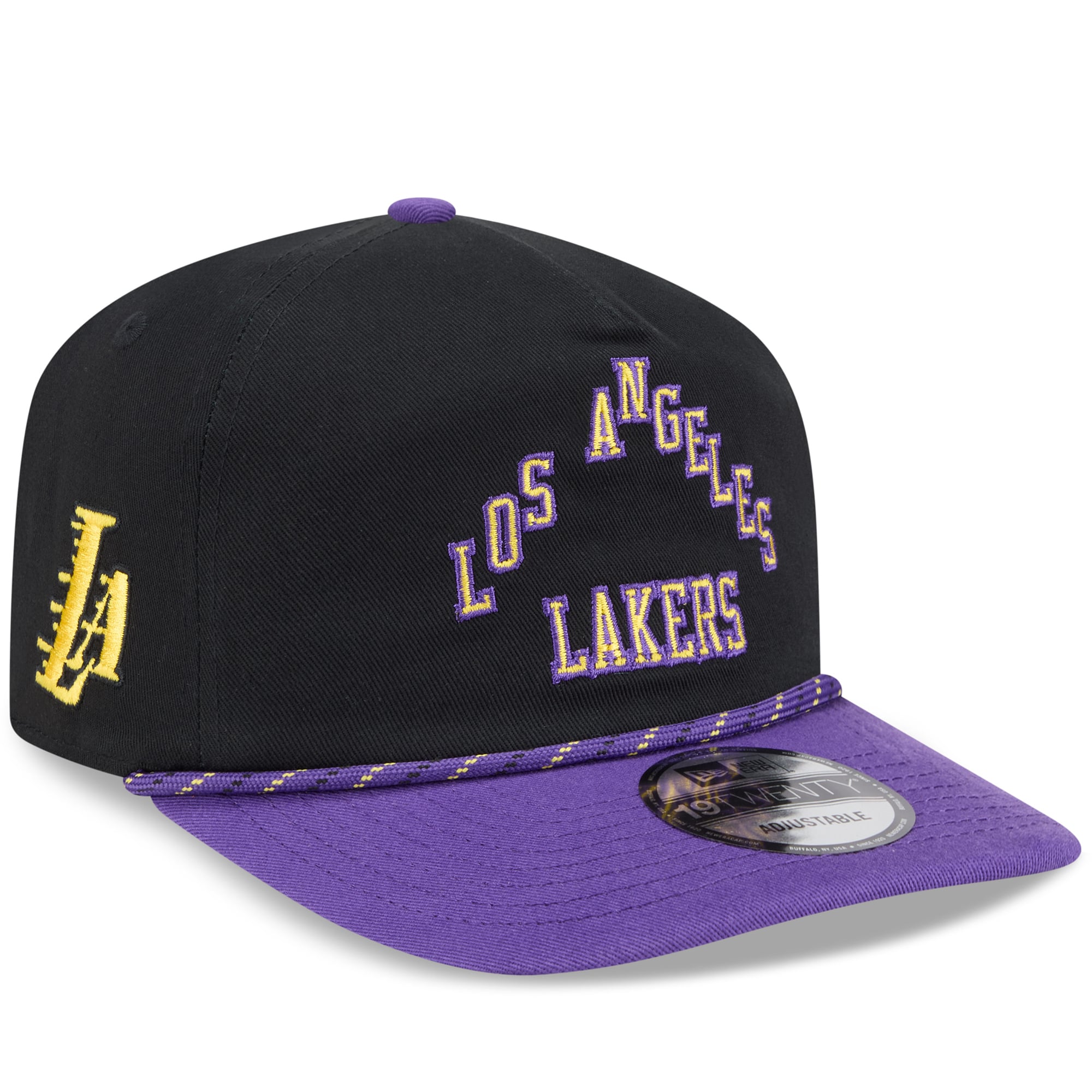Men's Los Angeles Lakers New Era Black/Purple 2025/26 City Edition 19TWENTY Adjustable Hat
