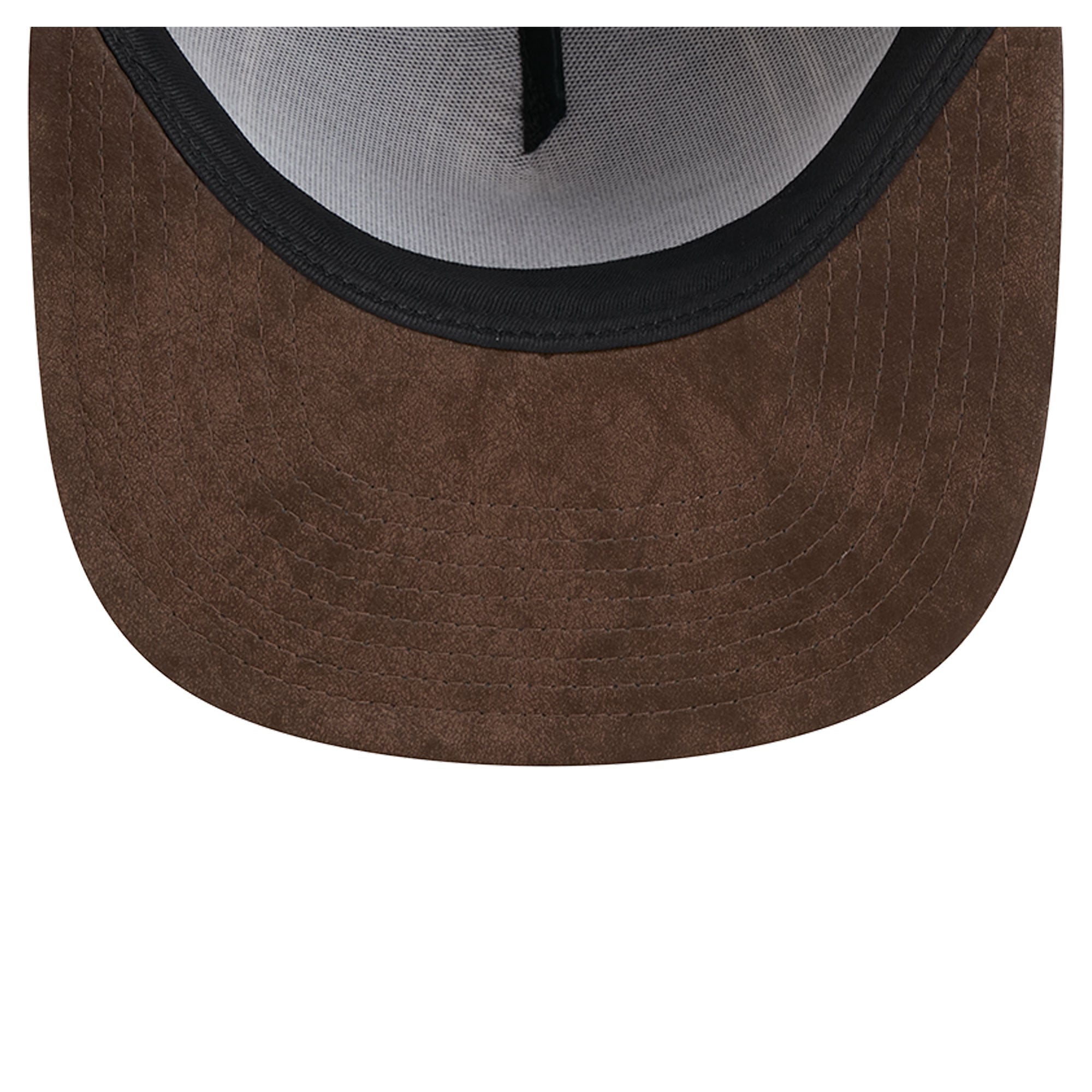 Casquette ajustable New Era marron à carreaux Los Angeles Lakers 9FIFTY pour homme