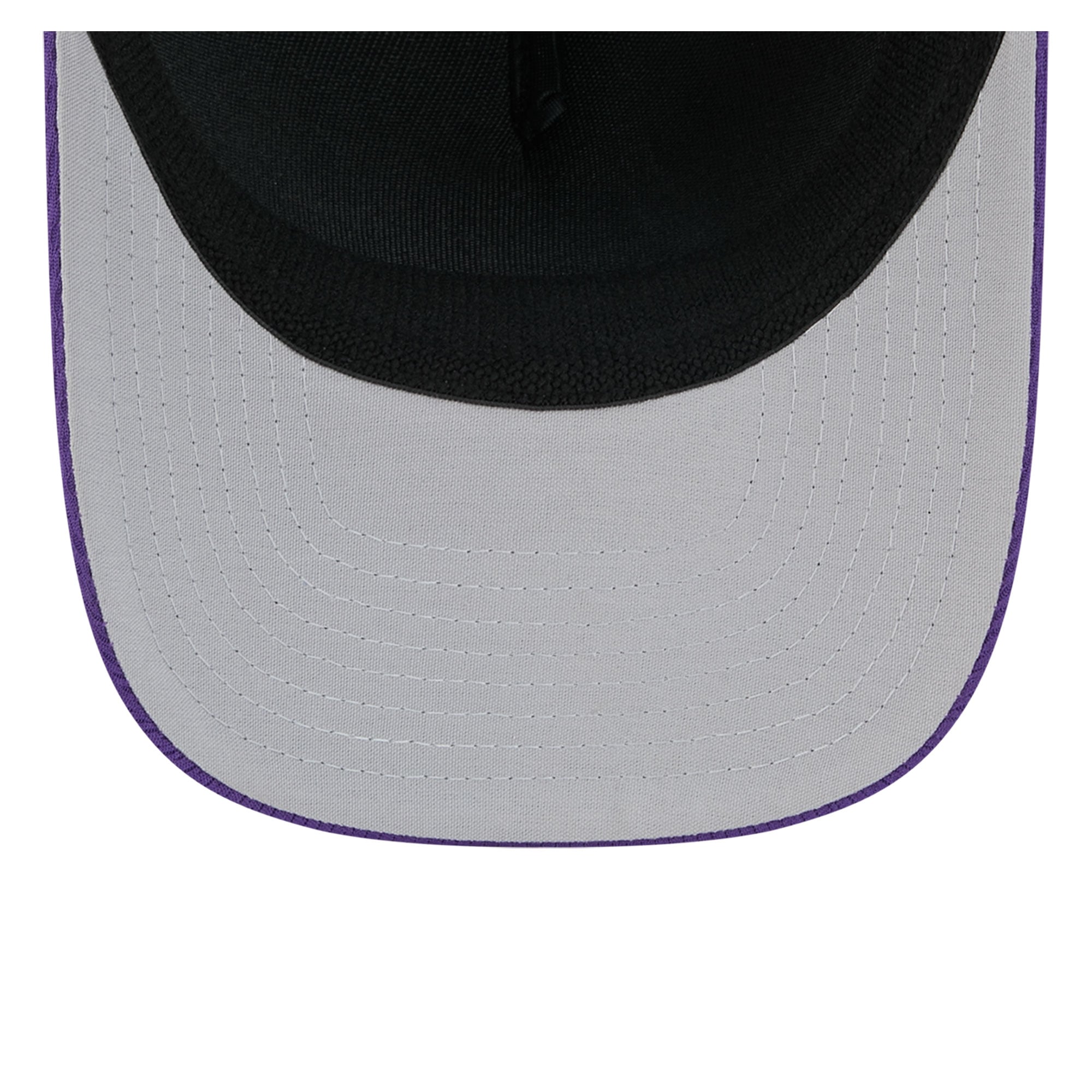 Men's New Era  Gray Los Angeles Lakers 39THIRTY M-Crown Tech Stretch Hat