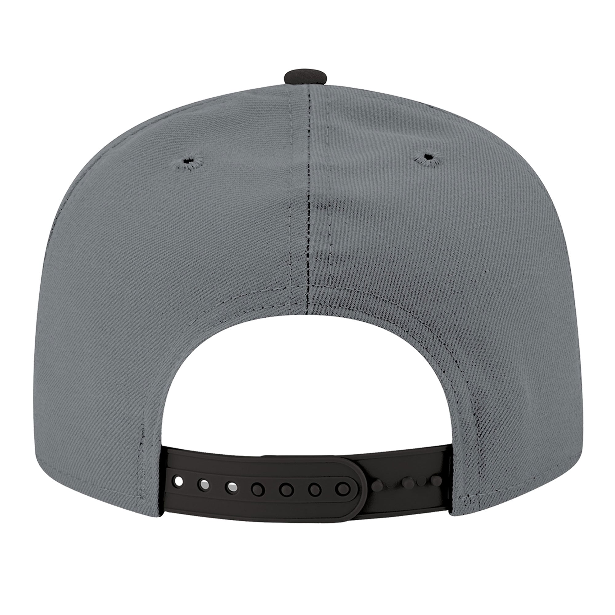 Men's New Era Gray/Black Los Angeles Lakers Logo 2-Tone 9FIFTY Snapback Hat