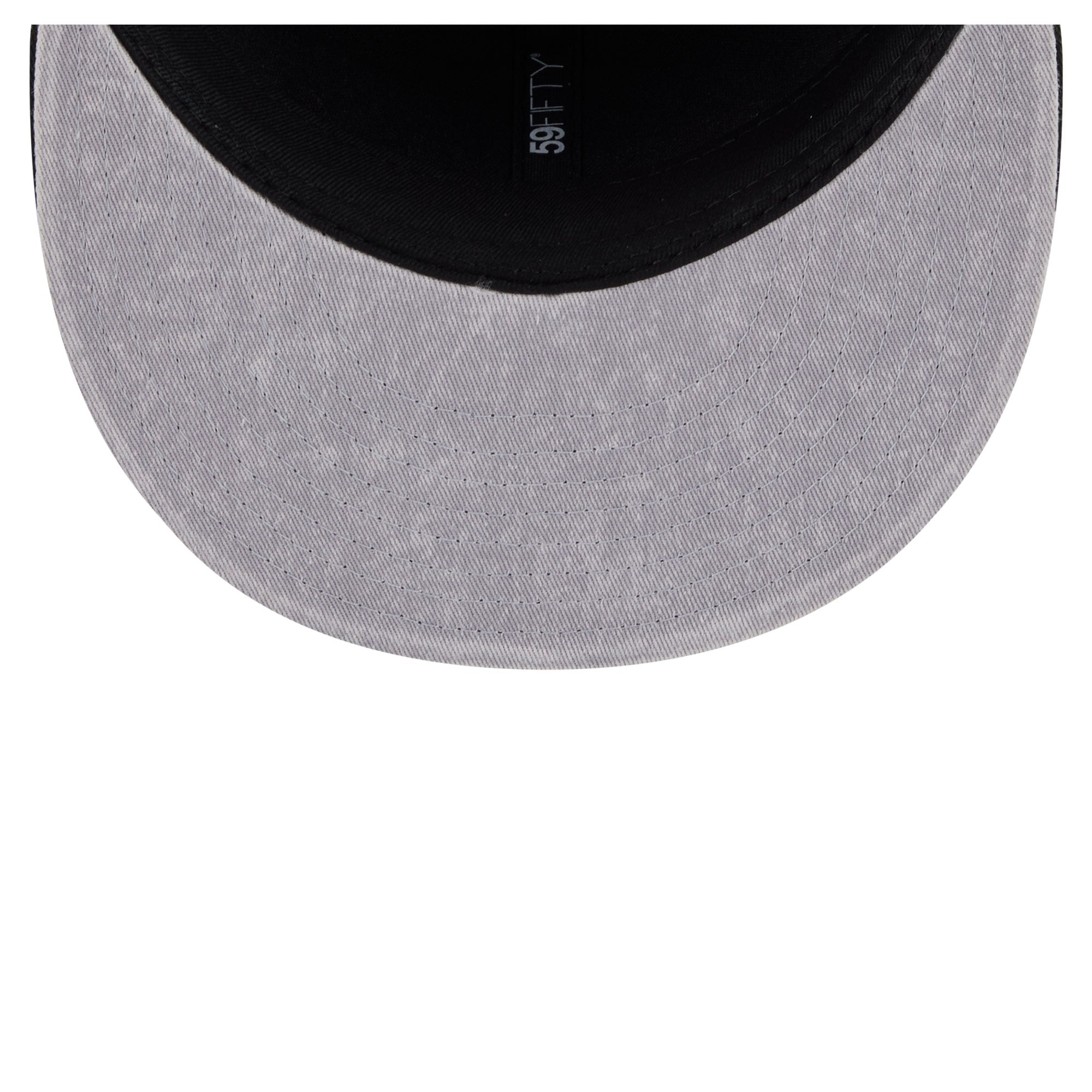 Men's New Era Gray/Black Los Angeles Lakers Washed 59FIFTY Fitted Hat