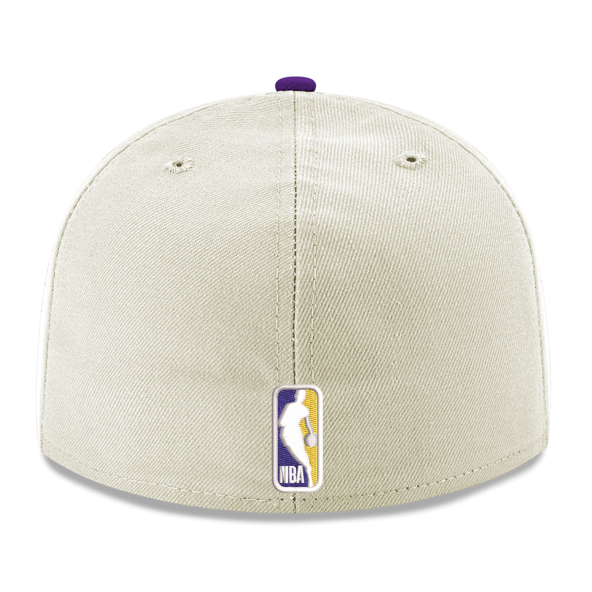 Men's New Era  Gray/Purple Los Angeles Lakers Chrome 59FIFTY Fitted Hat