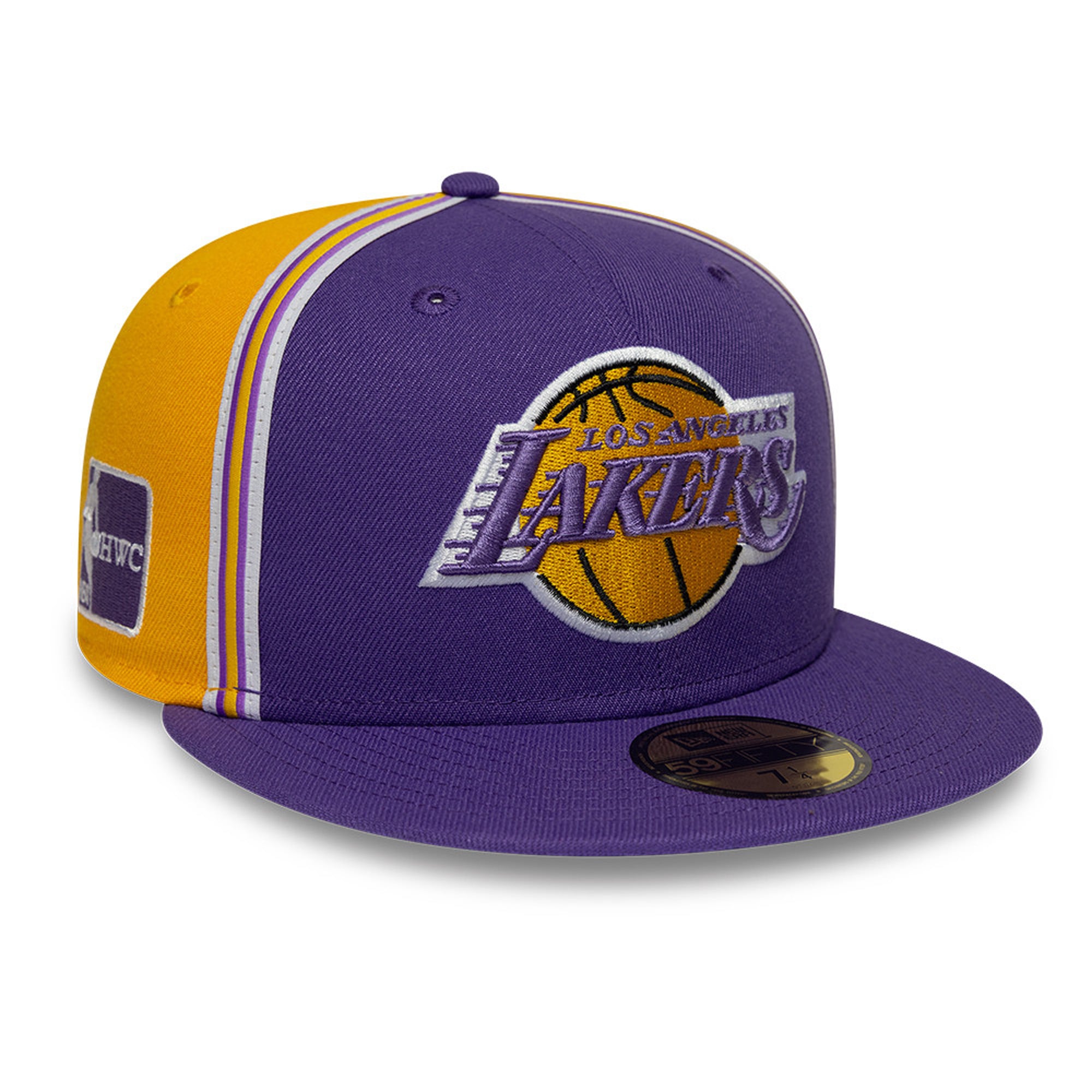 Men's New Era Magic Johnson Purple Los Angeles Lakers Player 59FIFTY Fitted Hat