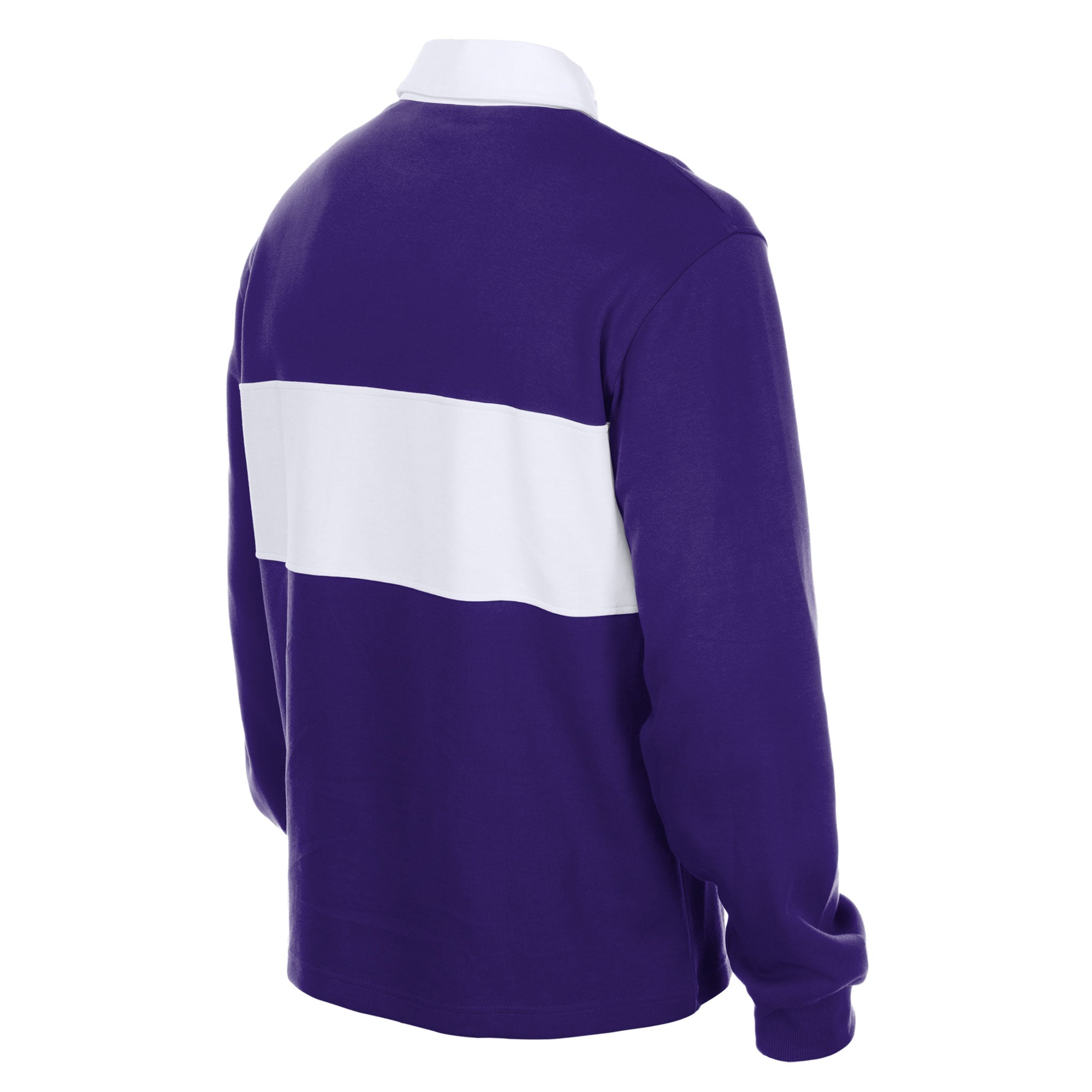 Polo de rugby à manches longues New Era violet Los Angeles Lakers pour homme