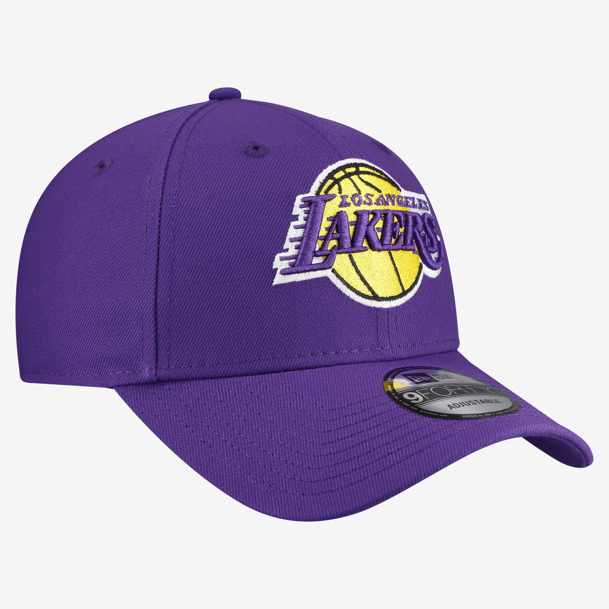 Men's New Era  Purple Los Angeles Lakers Team 9FORTY Adjustable Hat