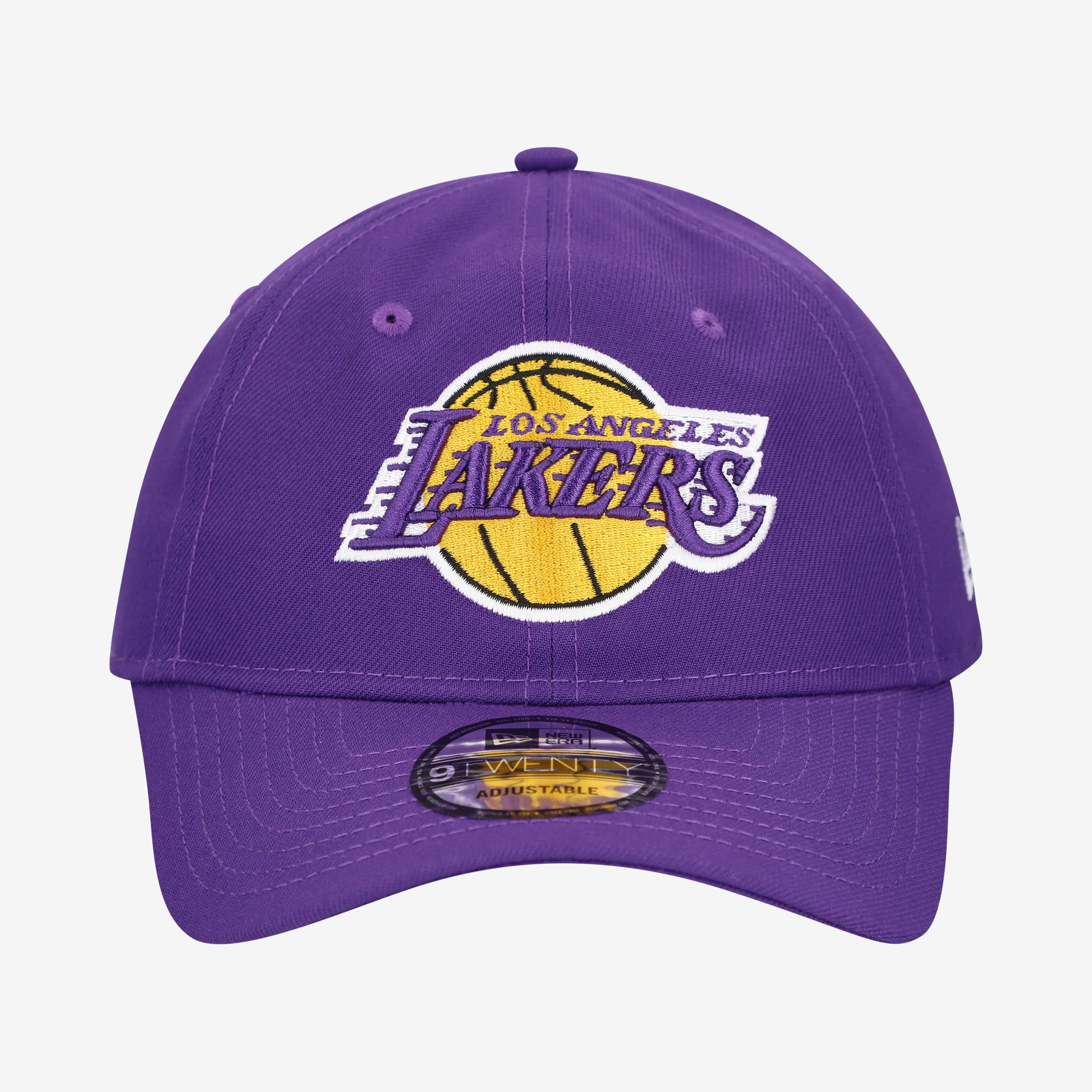 Casquette ajustable New Era violette Los Angeles Lakers Team 9TWENTY pour homme