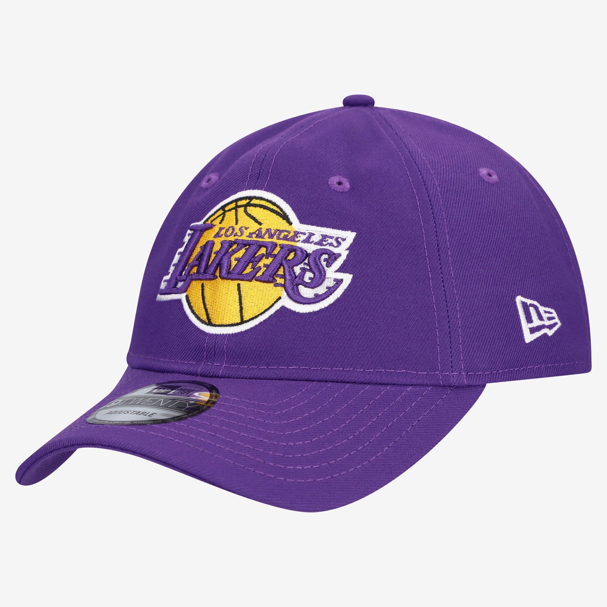 Men's Los Angeles Lakers New Era Purple Team 9TWENTY Adjustable Hat
