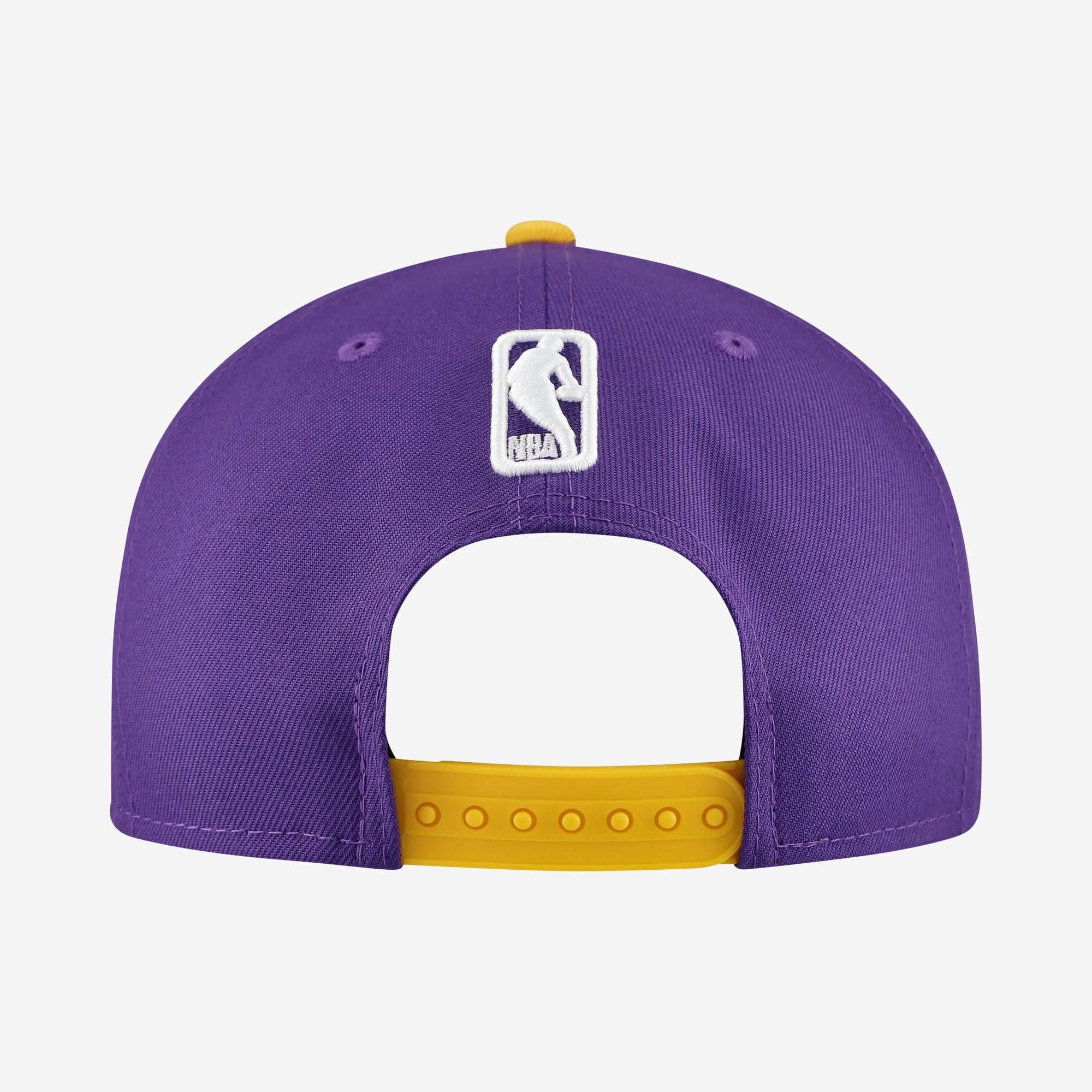 Men's New Era  Purple Los Angeles Lakers Two-Tone 9FIFTY Snapback Hat