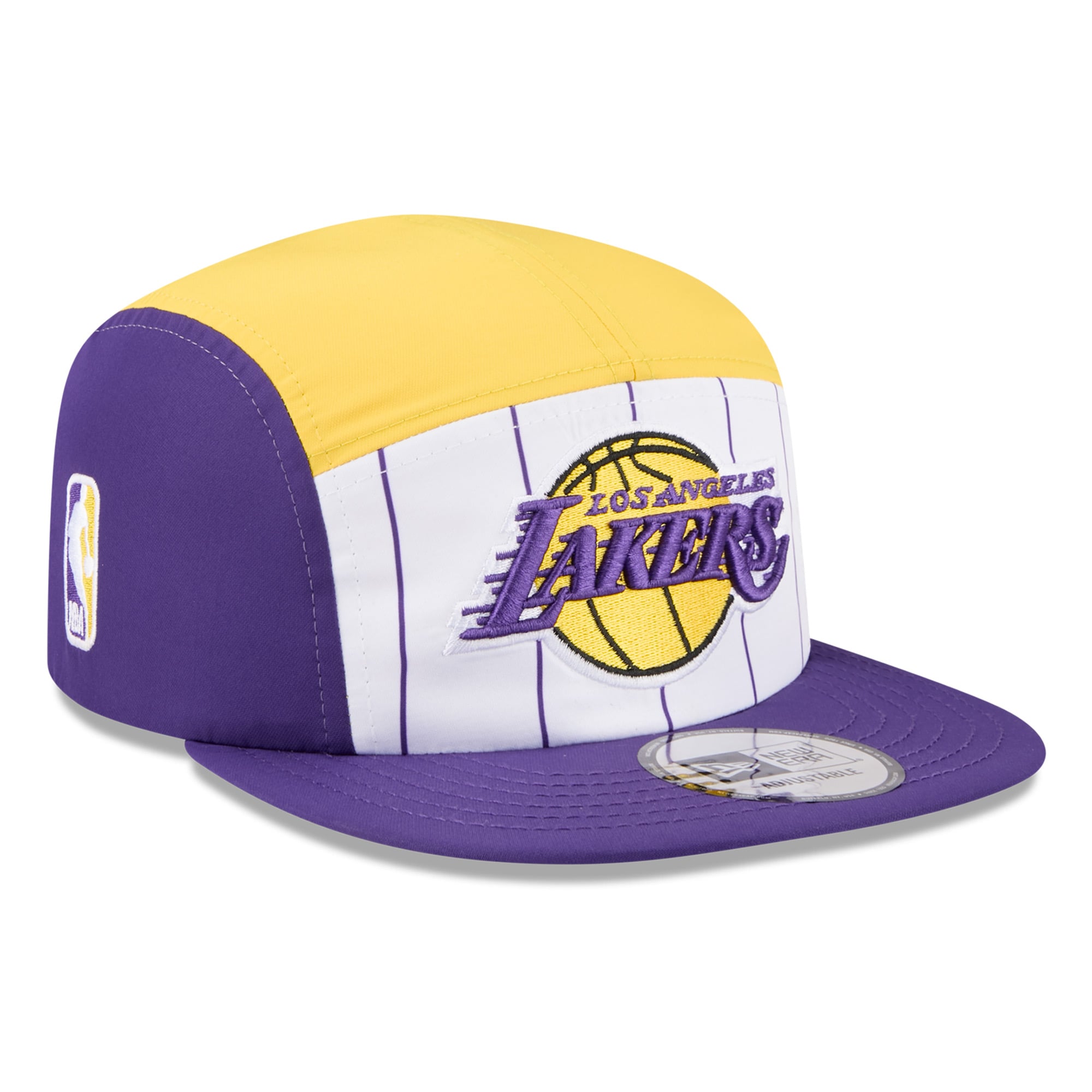 Men's Los Angeles Lakers New Era White/Purple 2025 NBA Tip Off Camper Adjustable Hat
