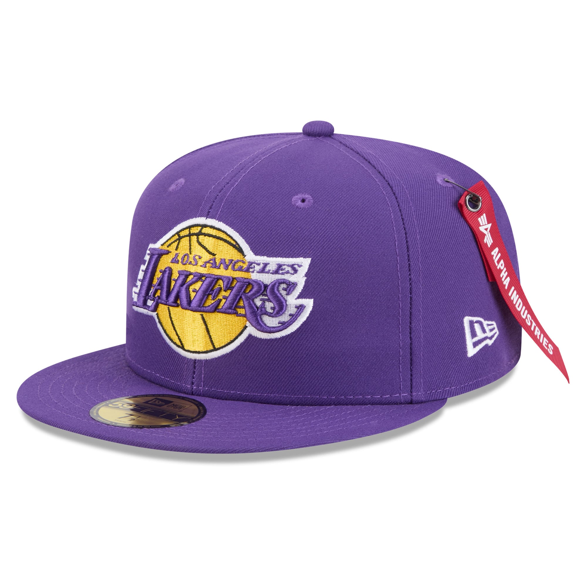 Men's New Era x Alpha Industries Purple Los Angeles Lakers Color 59FIFTY Fitted Hat