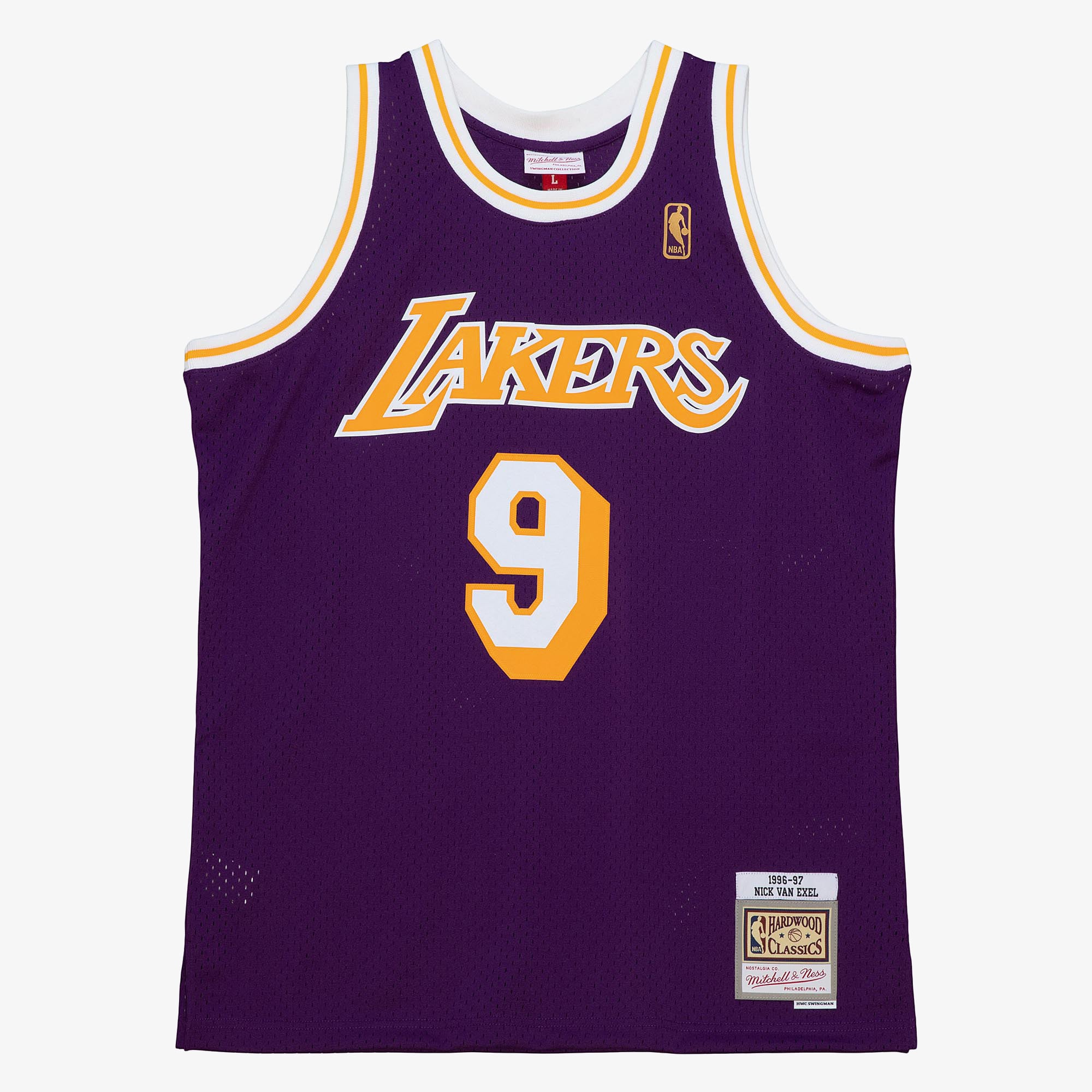 Nick Van Exel Gold 1996-97 Hardwood Classics Swingman Jersey – Unbranded, New