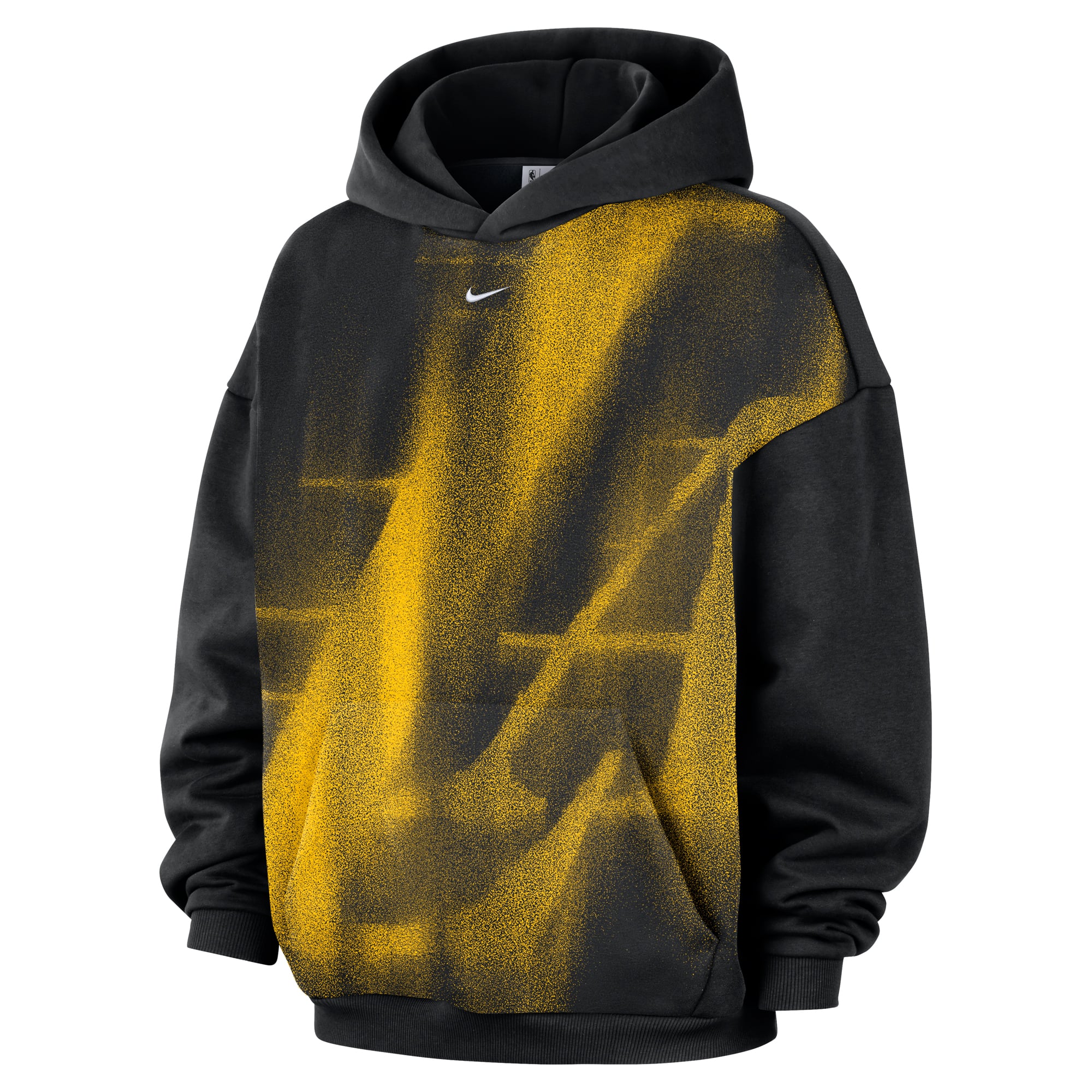 Sweat à capuche Nike noir Los Angeles Lakers 2026 Standard Issue Practice Icon Fleece pour homme