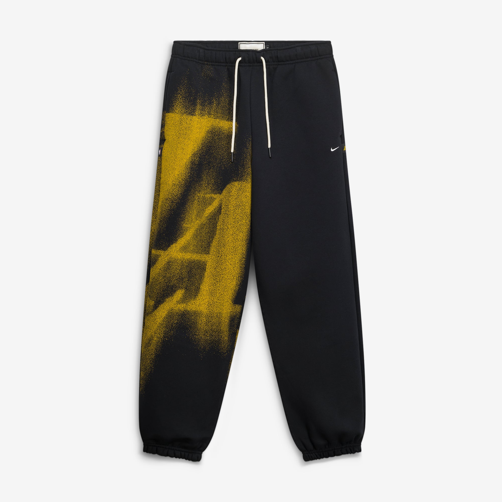Pantalon de survêtement Nike Los Angeles Lakers 2026 Standard Issue Icon Fleece pour homme, noir.