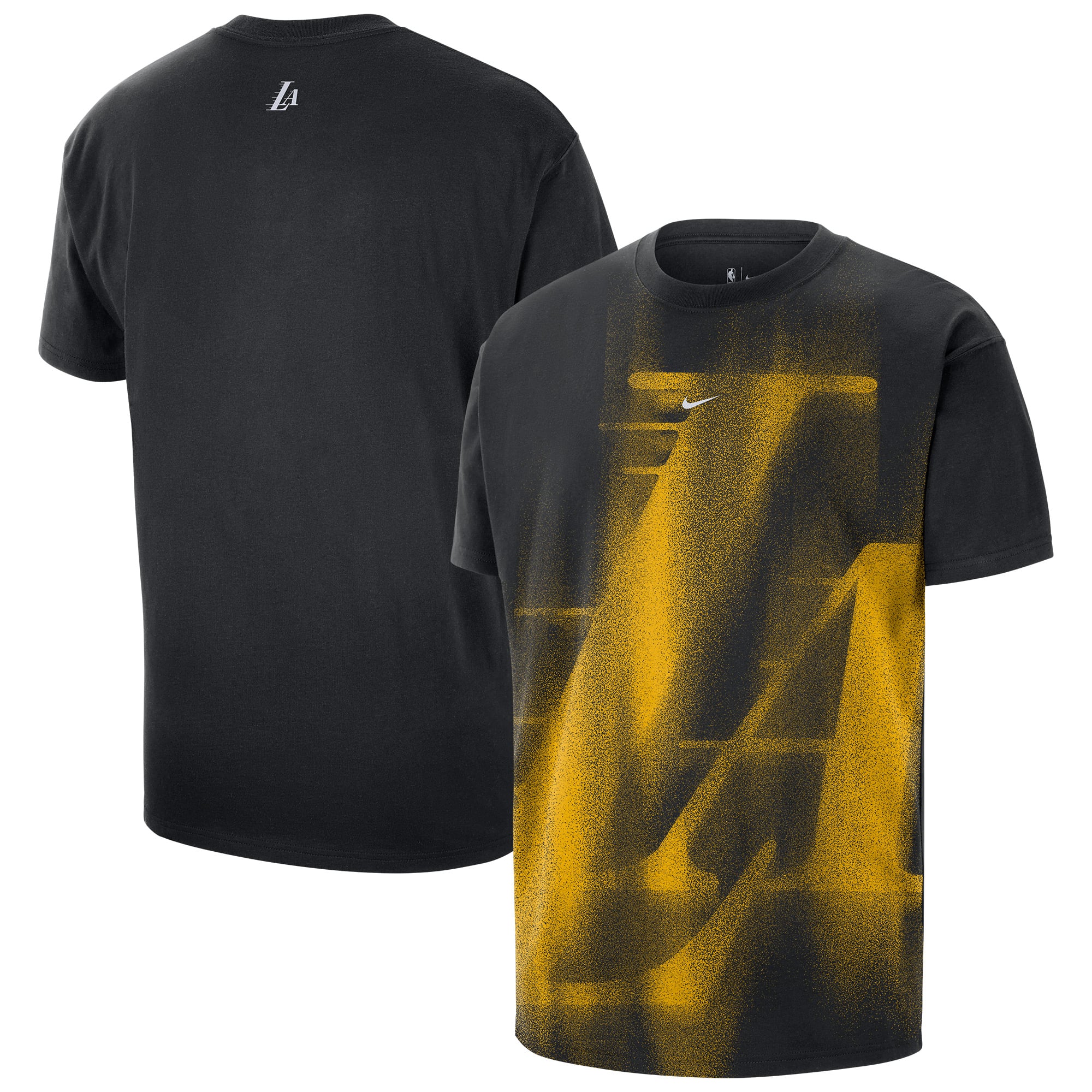 T-shirt d'entraînement Nike noir Los Angeles Lakers 2026 Standard Issue pour homme