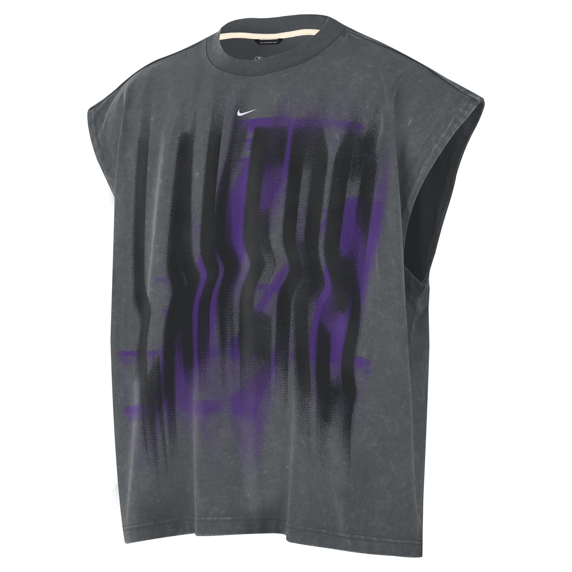 Débardeur d'avant-match Nike Charcoal Los Angeles Lakers 2026 Standard Issue pour homme