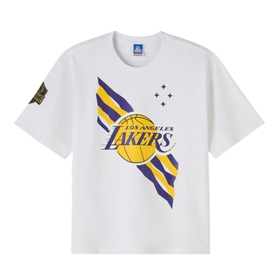  Los Angeles Lakers OVO x NBA Heavyweight T-Shirt - White