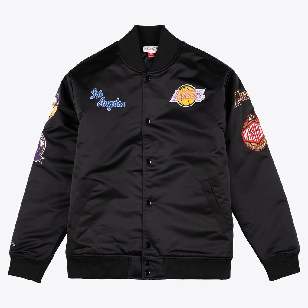 ミッチェル＆ネス ロサンゼルス レイカーズ ブラックアウト フルジップ 