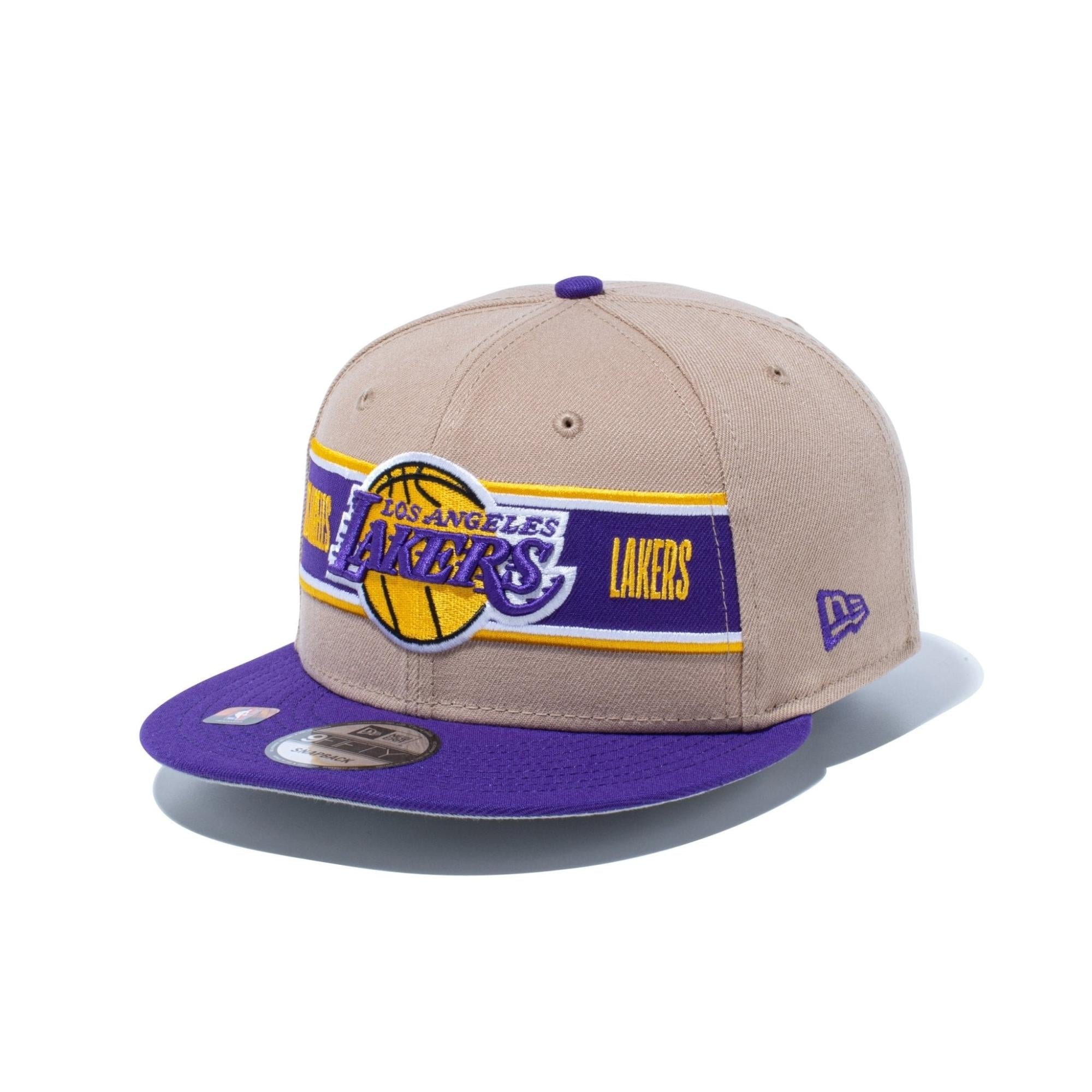 New Era ロサンゼルス・レイカーズ 2024年 ドラフト 9FIFTY スナップ 