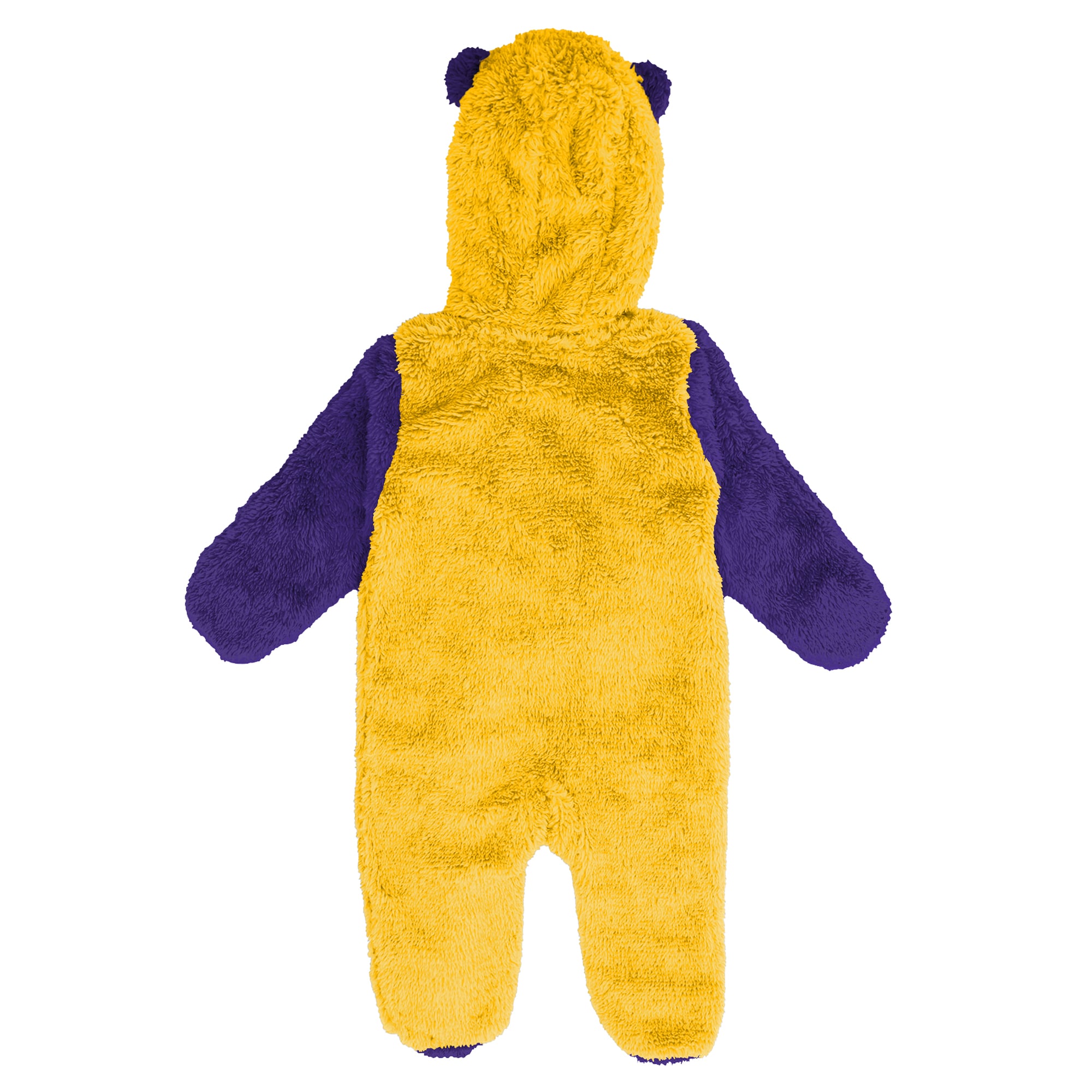 Combinaison pyjama polaire zippée Outerstuff Gold Los Angeles Lakers pour nouveau-né et nourrisson