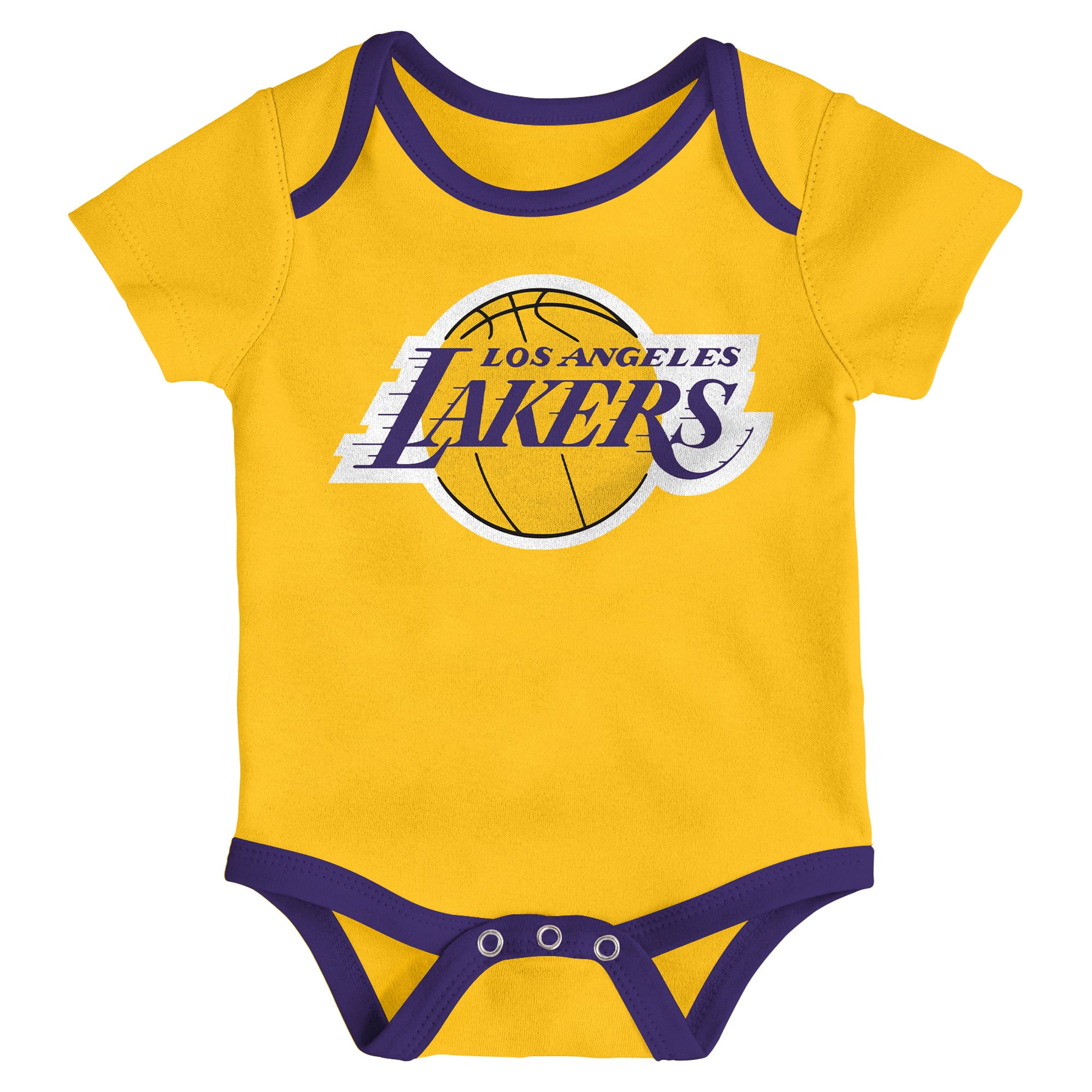 Ensemble de 3 bodies Outerstuff Los Angeles Lakers Born To Ball pour nouveau-nés et nourrissons