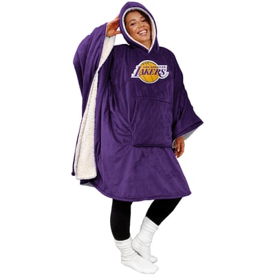 Los Angeles Lakers Pegasus Team Color 50" x 70" Bloncho Sherpa Fan Cape