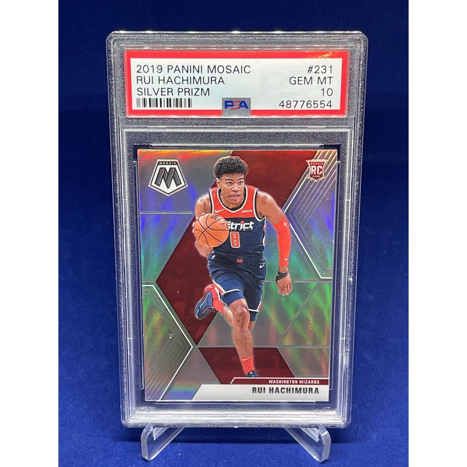 返品・交換 無期限保証で 【BGS 9】Rui Hachimura RC Prizm SILVER 