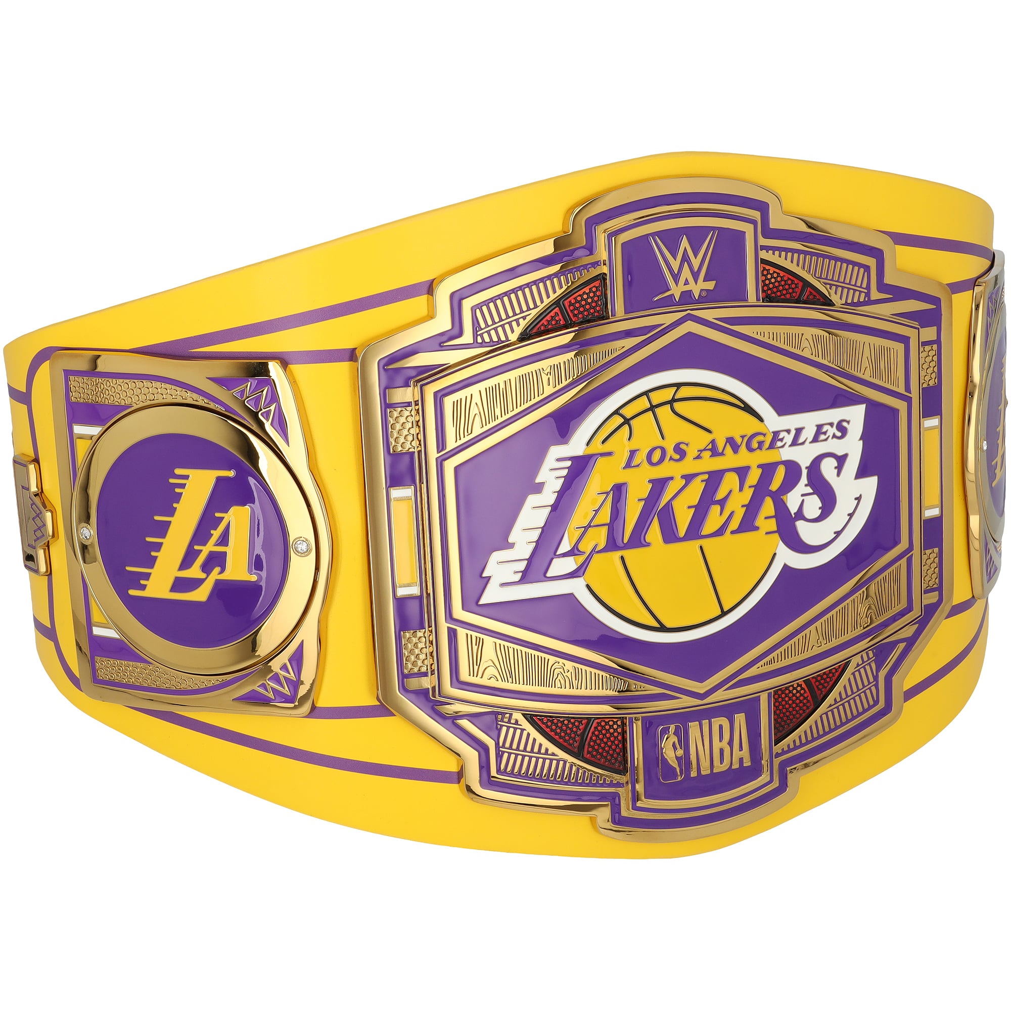 Shaquille O'Neal Los Angeles Lakers Autographed WWE Legacy Title Belt