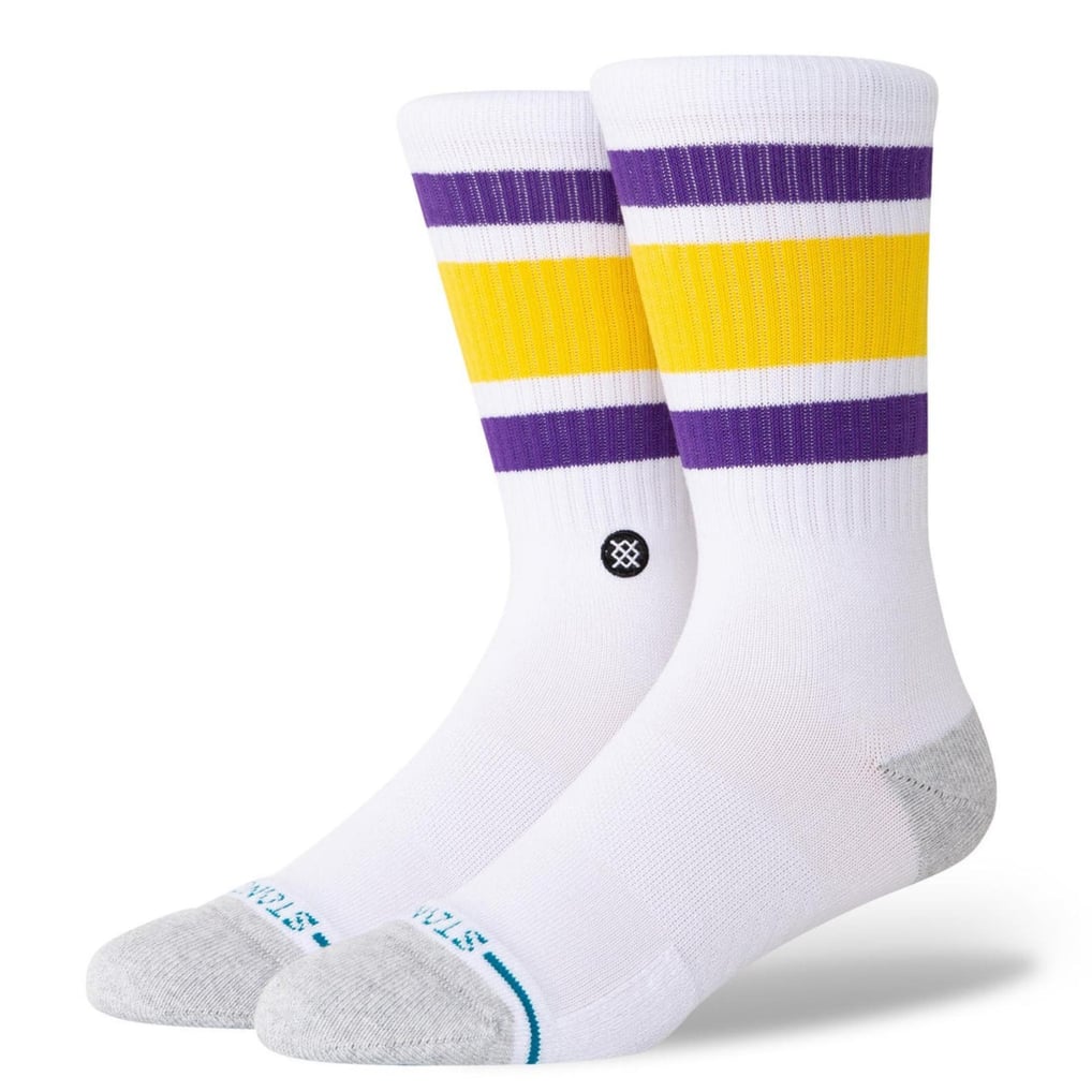 STANCE レイカーズ ソックス TUBE LOS ANGELES LAKERS ホワイト