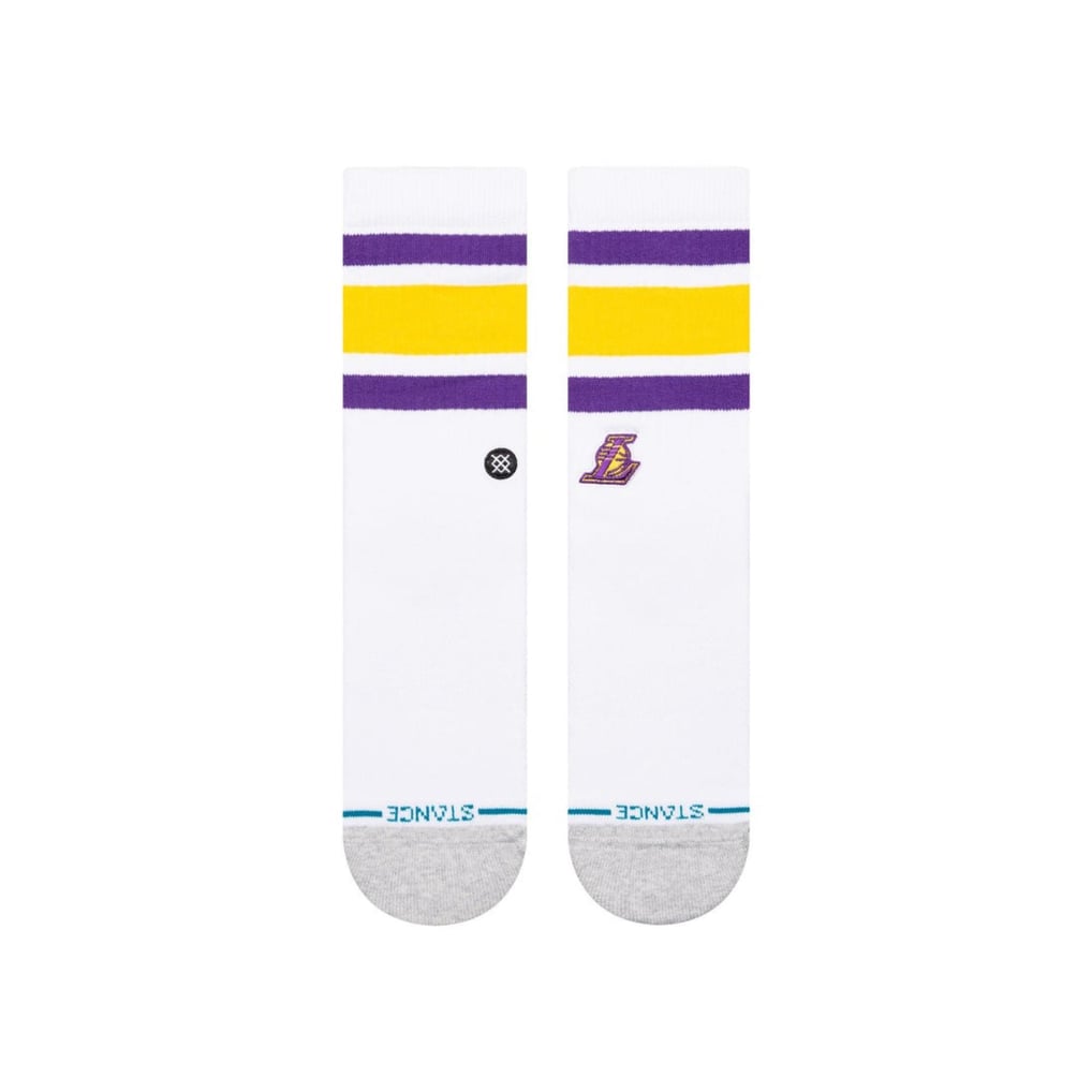 STANCE レイカーズ ソックス TUBE LOS ANGELES LAKERS ホワイト