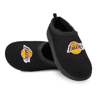 Los Angeles Lakers ISlide Unisex Primary Logo Mission Slippers - Black
