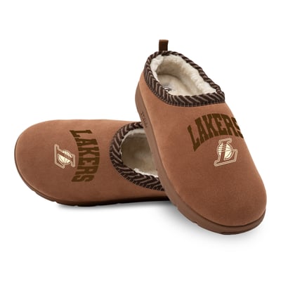 Los Angeles Lakers ISlide Unisex Tonal Pop Mission Slippers - Tan
