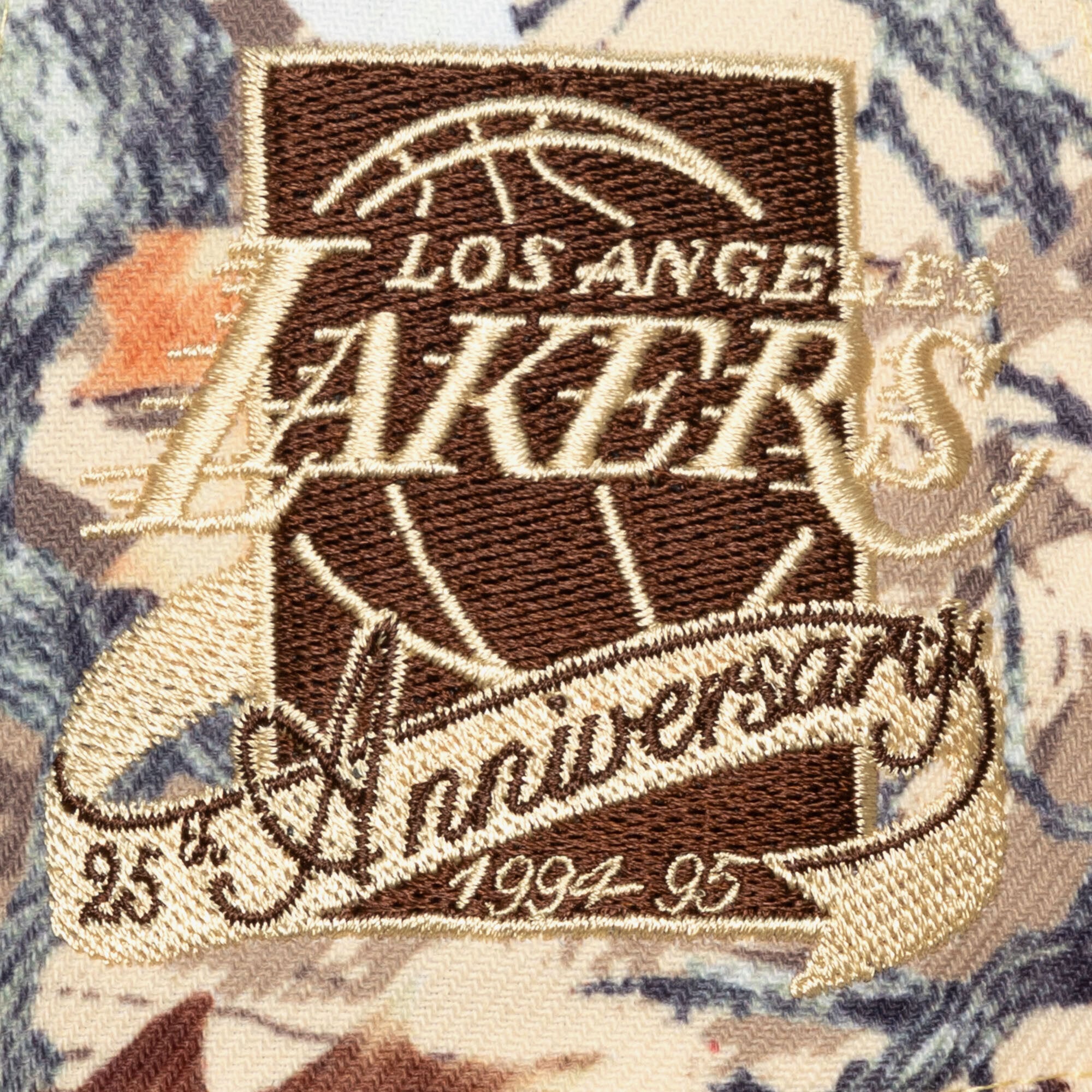 Casquette unisexe Mitchell & Ness Camo Los Angeles Lakers Leaf Camo Pro ajustable
