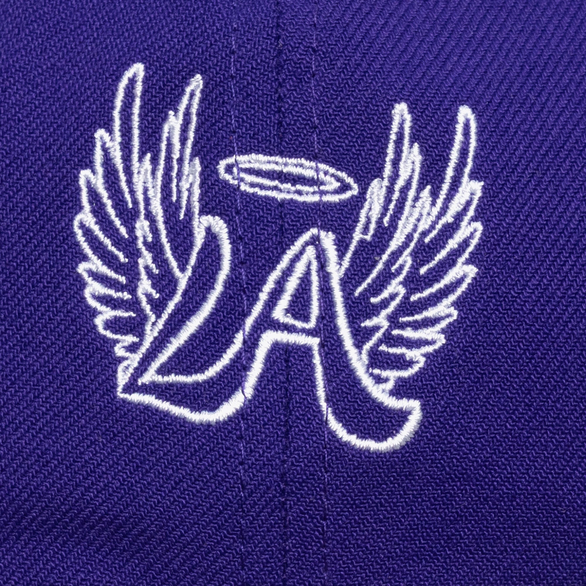 Casquette unisexe Mitchell & Ness violette Los Angeles Lakers Downtown Doodle Pro Snapback