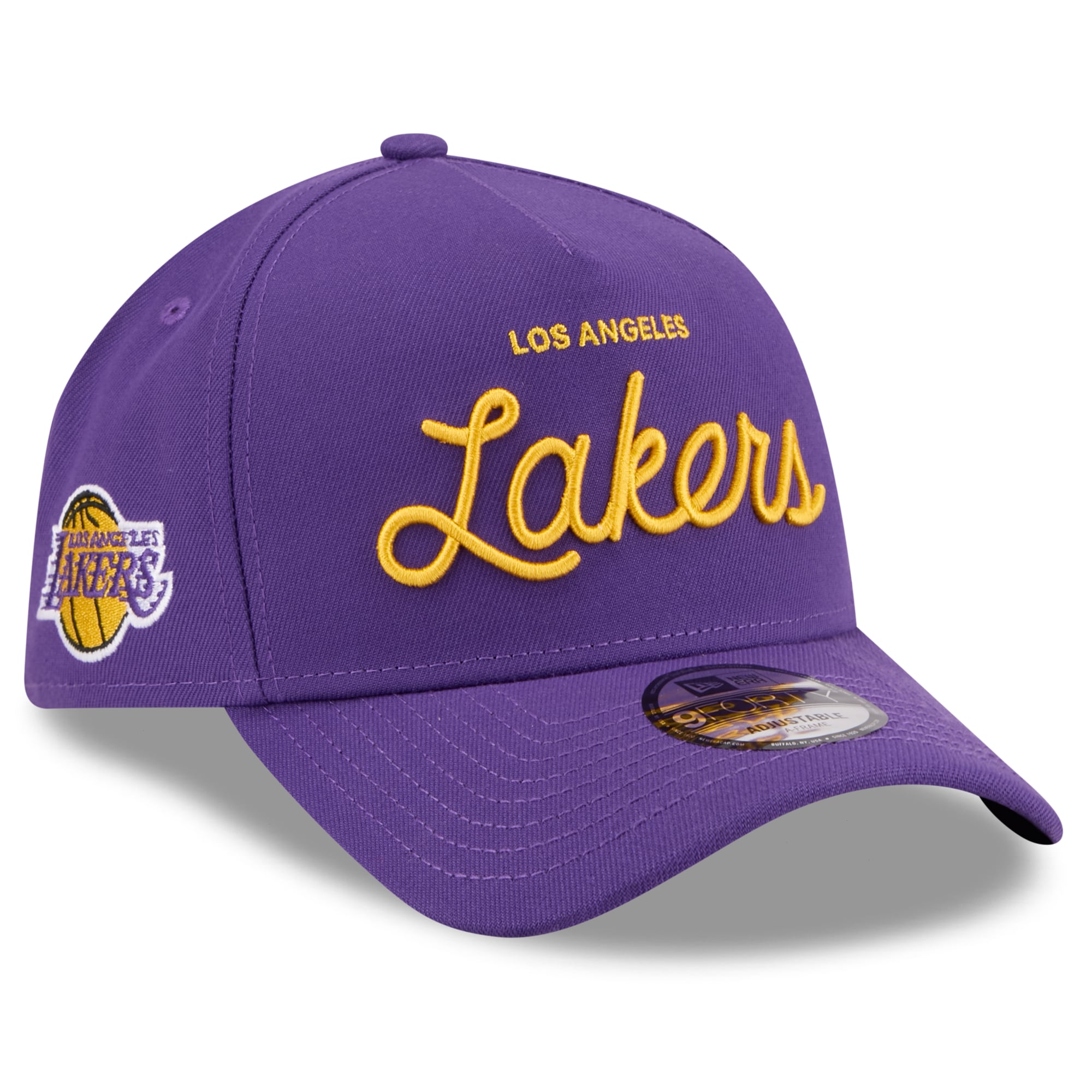 Unisex Los Angeles Lakers New Era x Malbon Golf Purple 9FORTY A-Frame Adjustable Hat