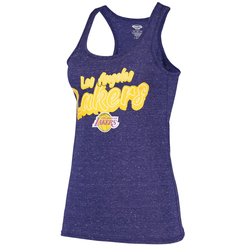 Ensemble de nuit Los Angeles Lakers Concepts Sport pour femme : débardeur dos nageur et pantalon - Or/Violet