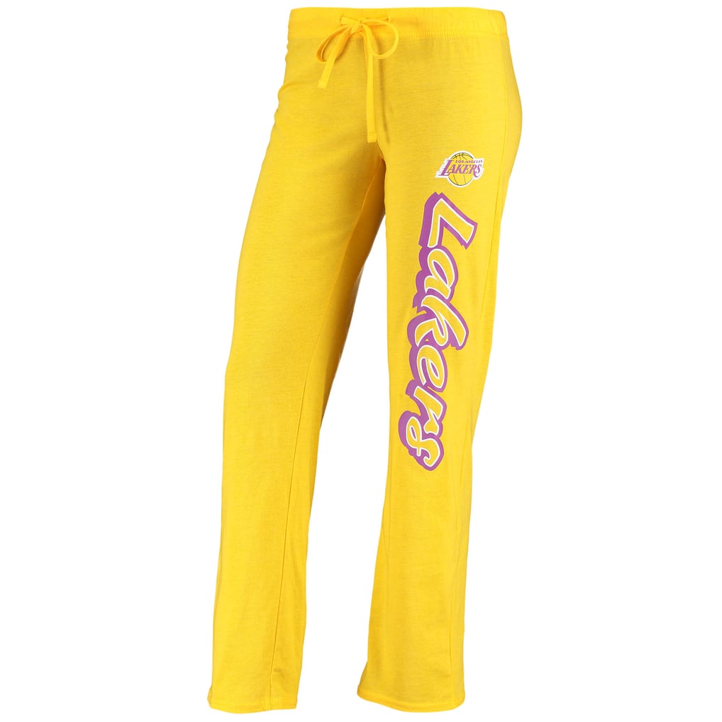 Ensemble de nuit Los Angeles Lakers Concepts Sport pour femme : débardeur dos nageur et pantalon - Or/Violet