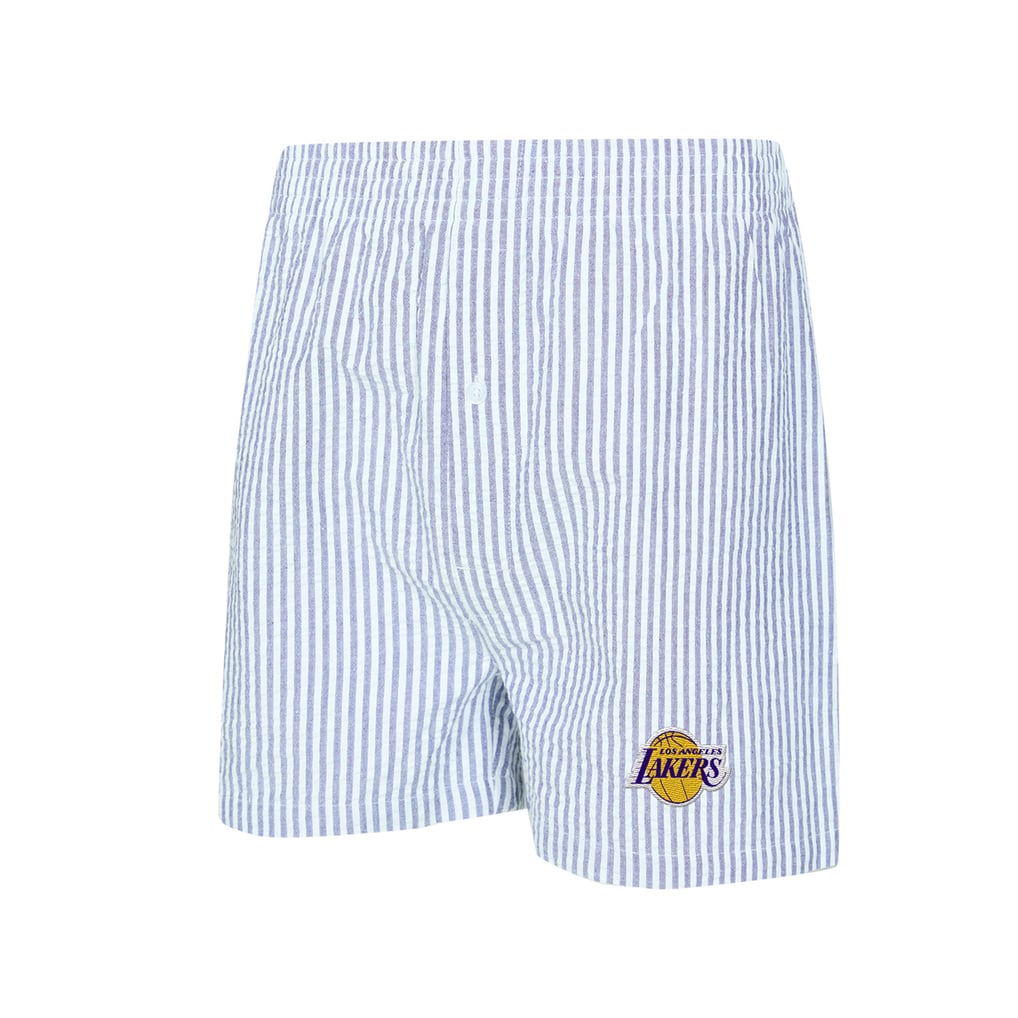 Ensemble pyjama Los Angeles Lakers Concepts Sport pour femme, t-shirt et short Copeland - Violet/Blanc