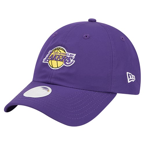 Women's New Era Purple Los Angeles Lakers 9FORTY Team Ponytail Flex Hat