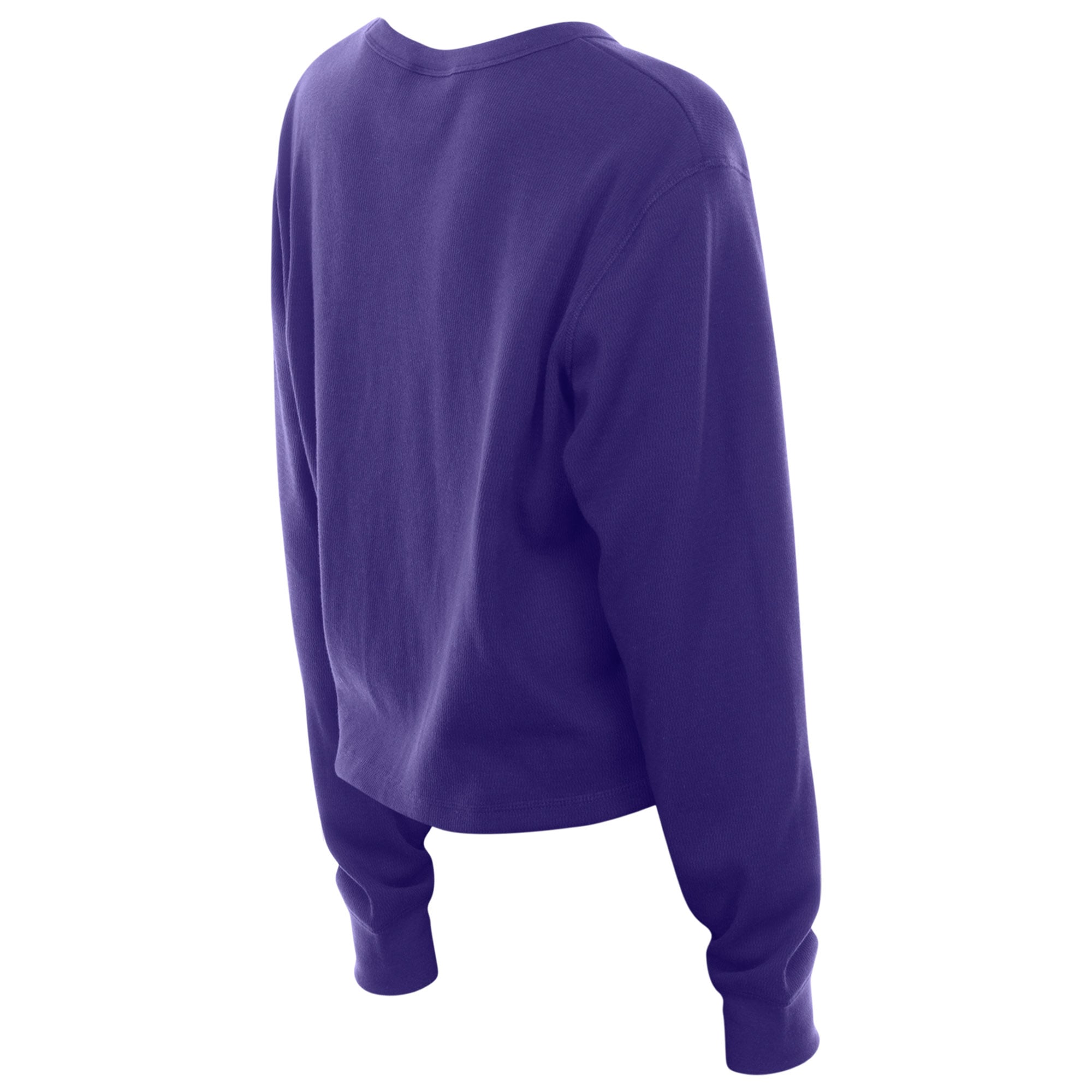 T-shirt thermique à manches longues New Era violet Los Angeles Lakers pour femme