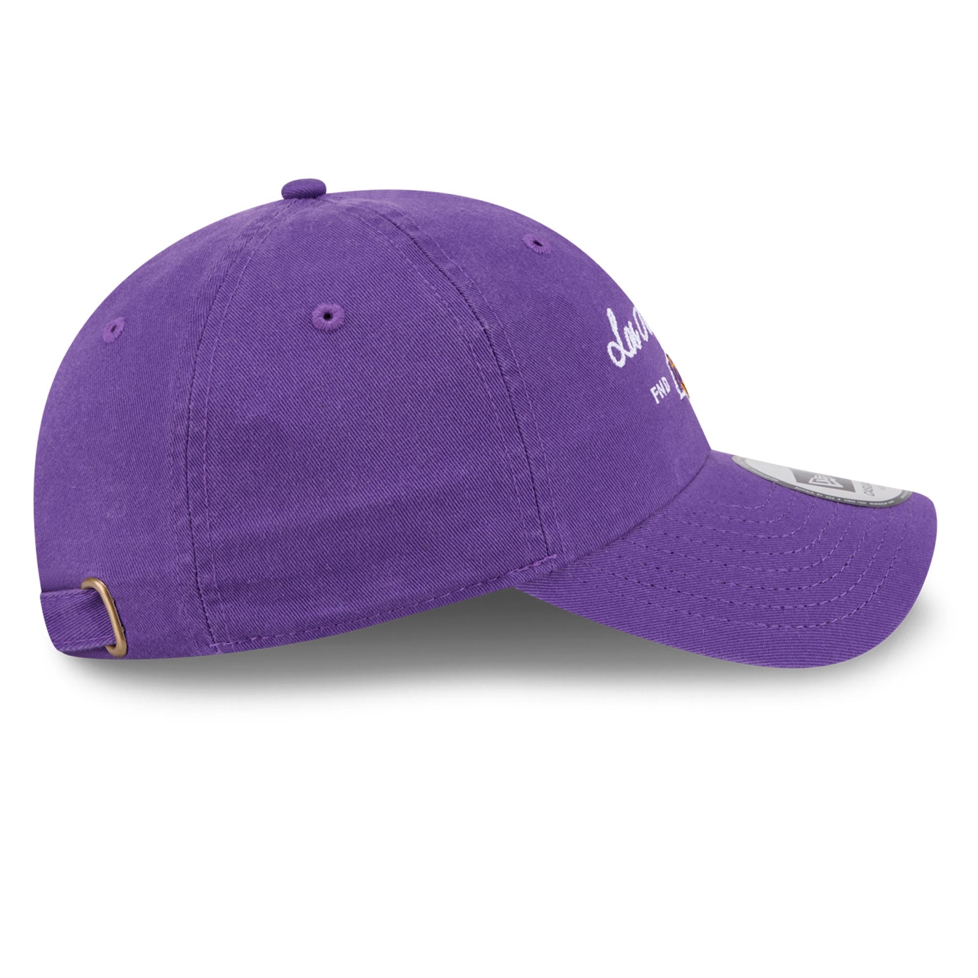 Women's New Era Purple Los Angeles Lakers Script Casual Classic Adjustable Hat