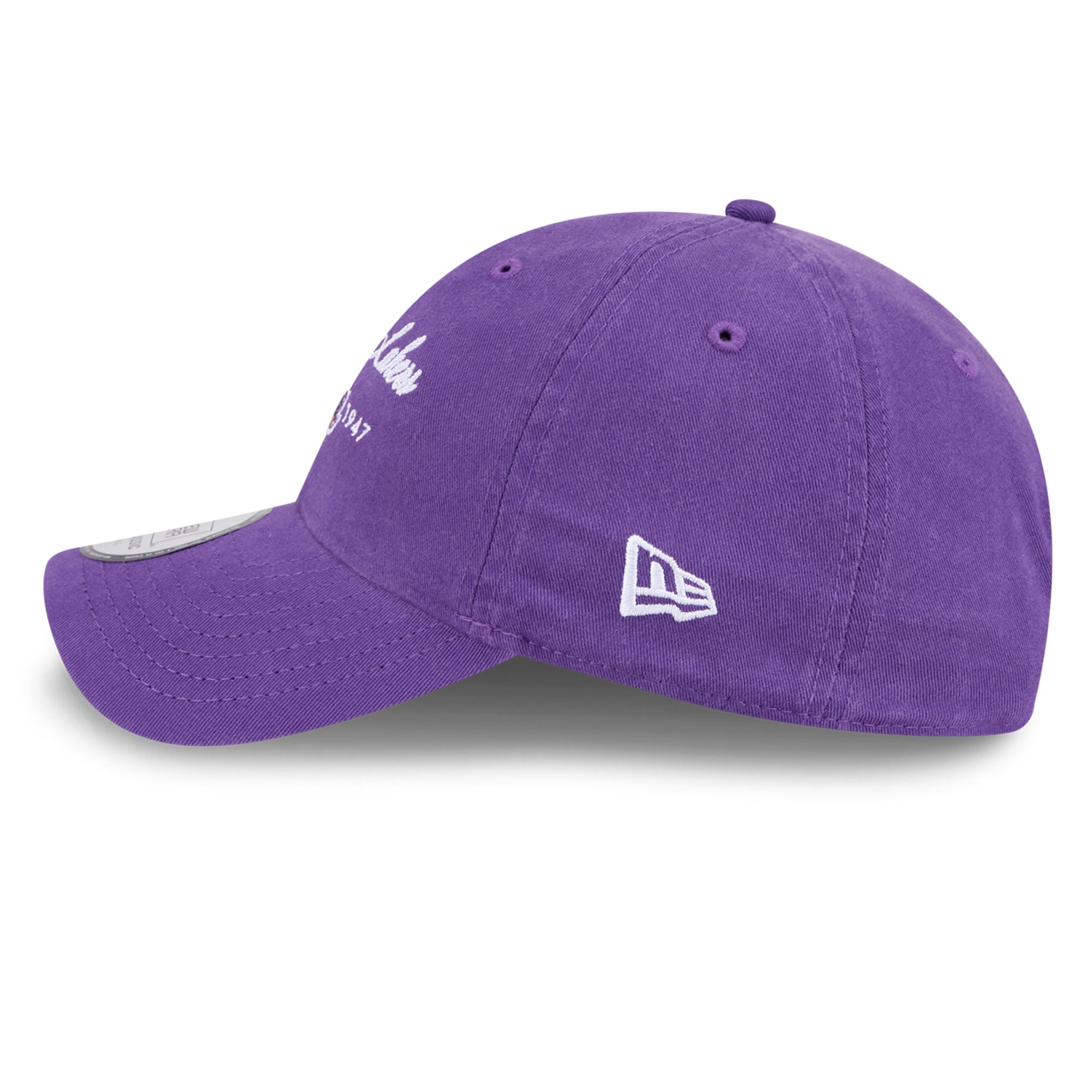 Women's New Era Purple Los Angeles Lakers Script Casual Classic Adjustable Hat