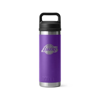 Los Angeles Lakers YETI 18oz. Rambler Chug Water Bottle