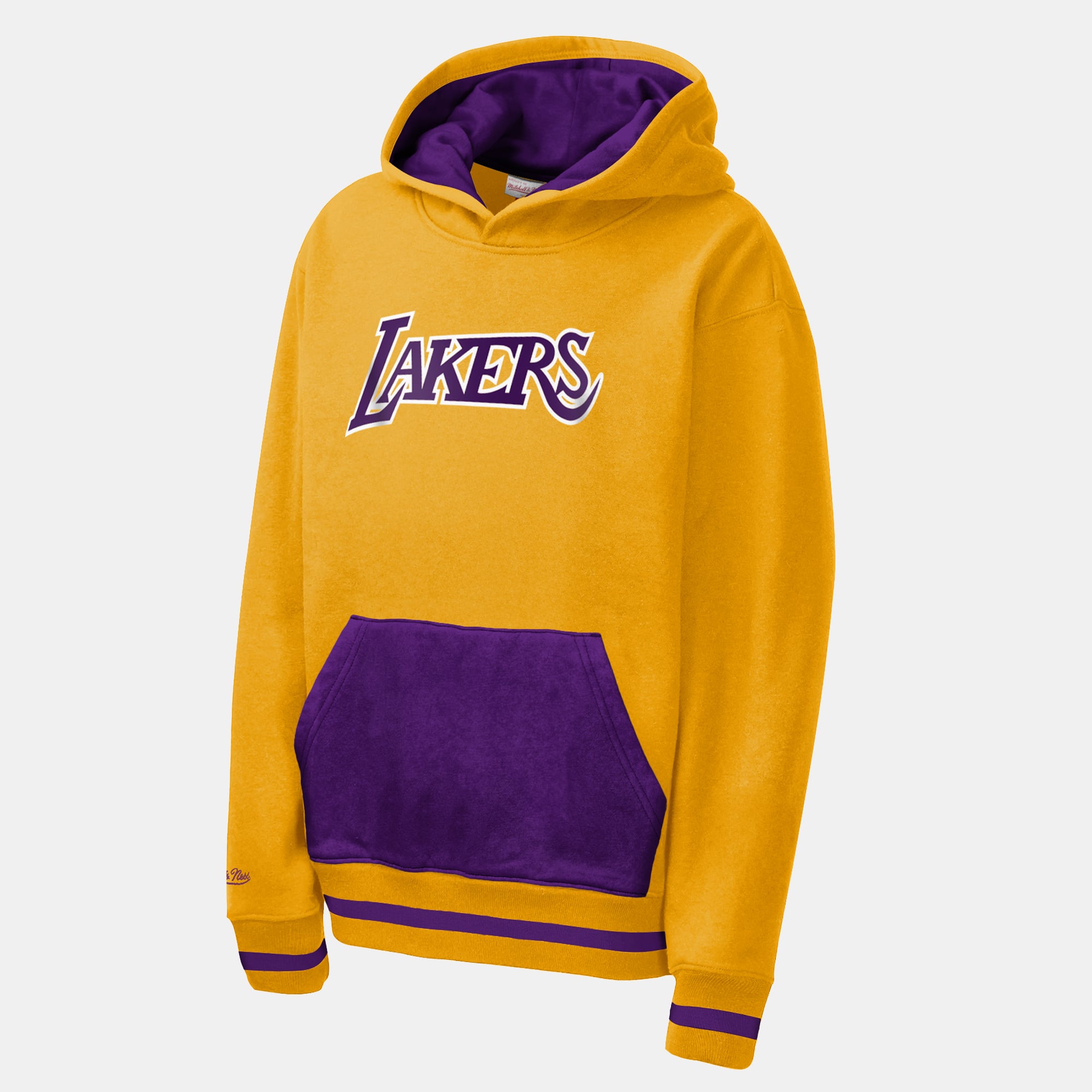 Youth Mitchell & Ness Gold Los Angeles Lakers Playmaker Fashion Fleece Hoodie