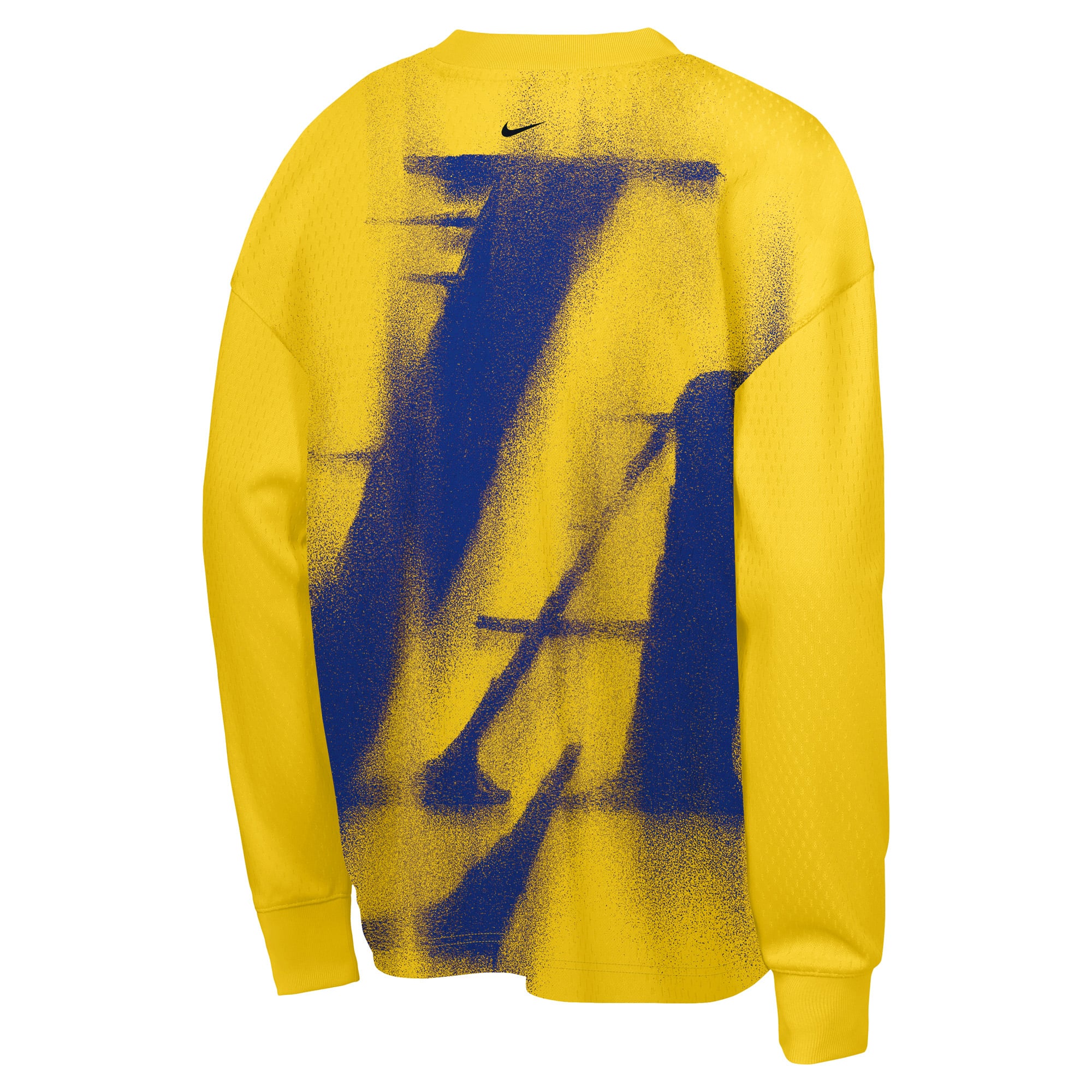 T-shirt à manches longues Nike Gold Los Angeles Lakers 2026 Standard Issue pour jeunes, performance avant-match