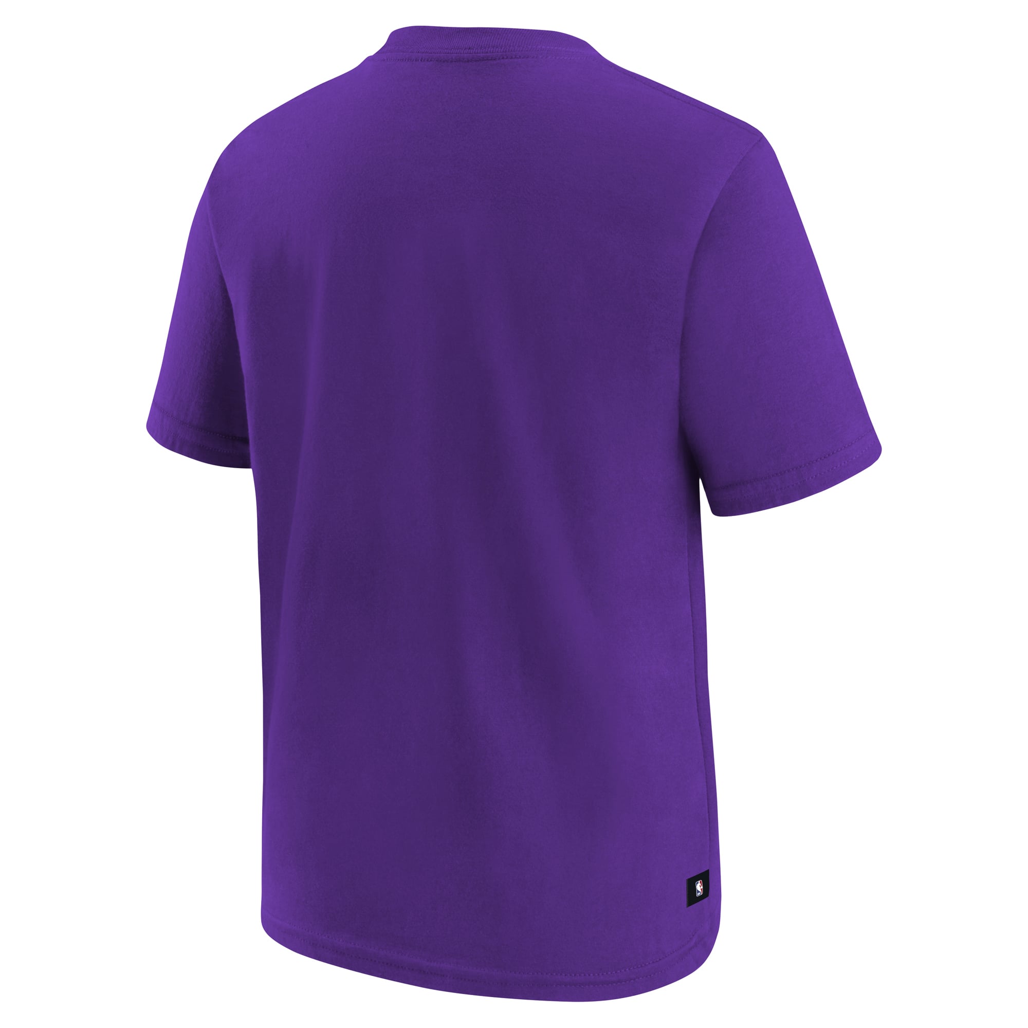 T-shirt d'entraînement Nike violet pour jeunes, Los Angeles Lakers, édition standard 2026