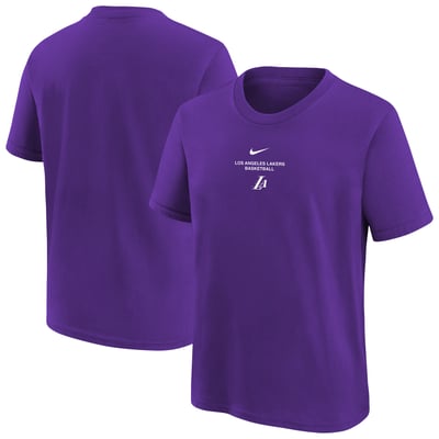  Los Angeles Lakers Nike Youth 2026 Standard Issue Practice T-Shirt - Purple
