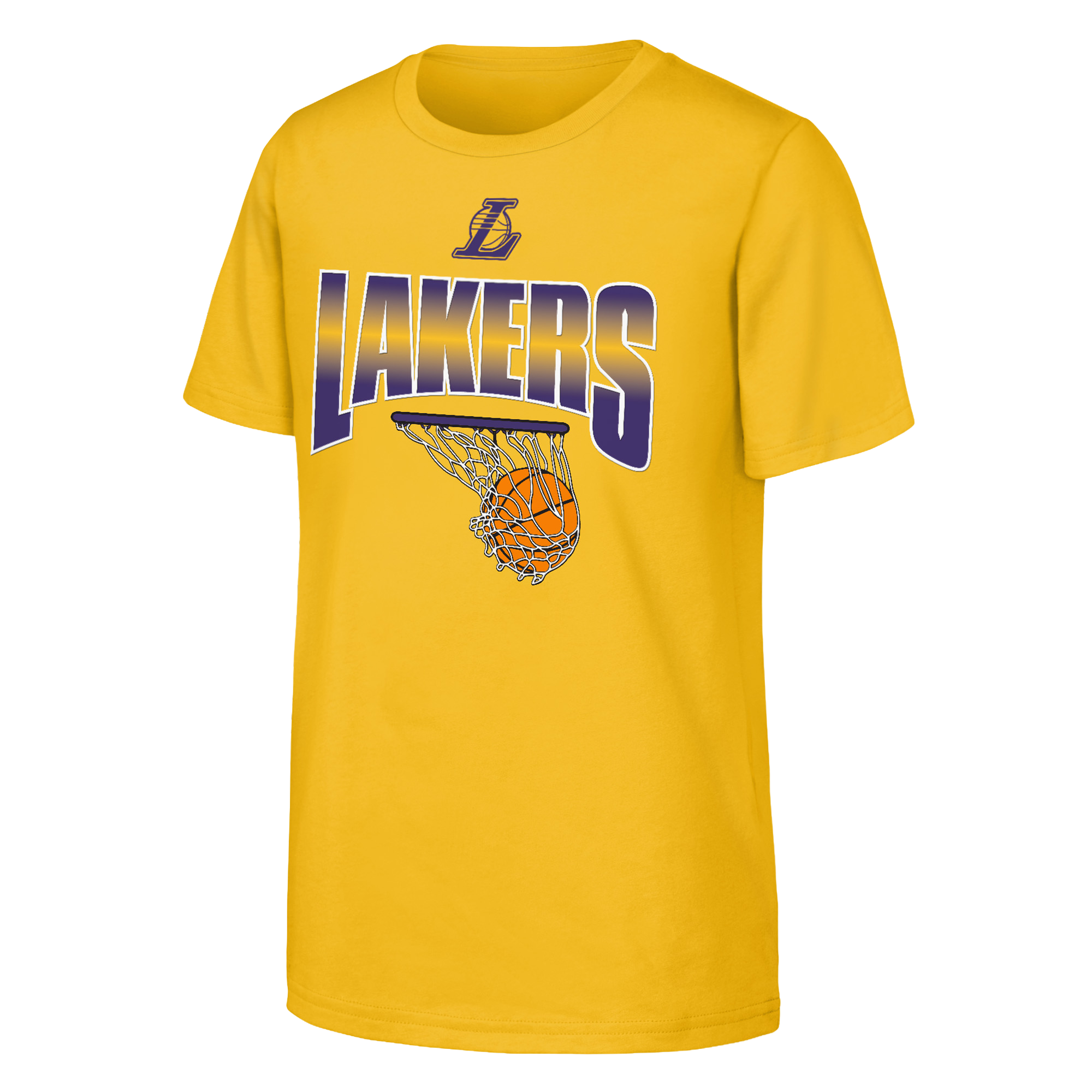 T-shirt The Replay des Lakers de Los Angeles, collection Outerstuff Gold, pour jeunes