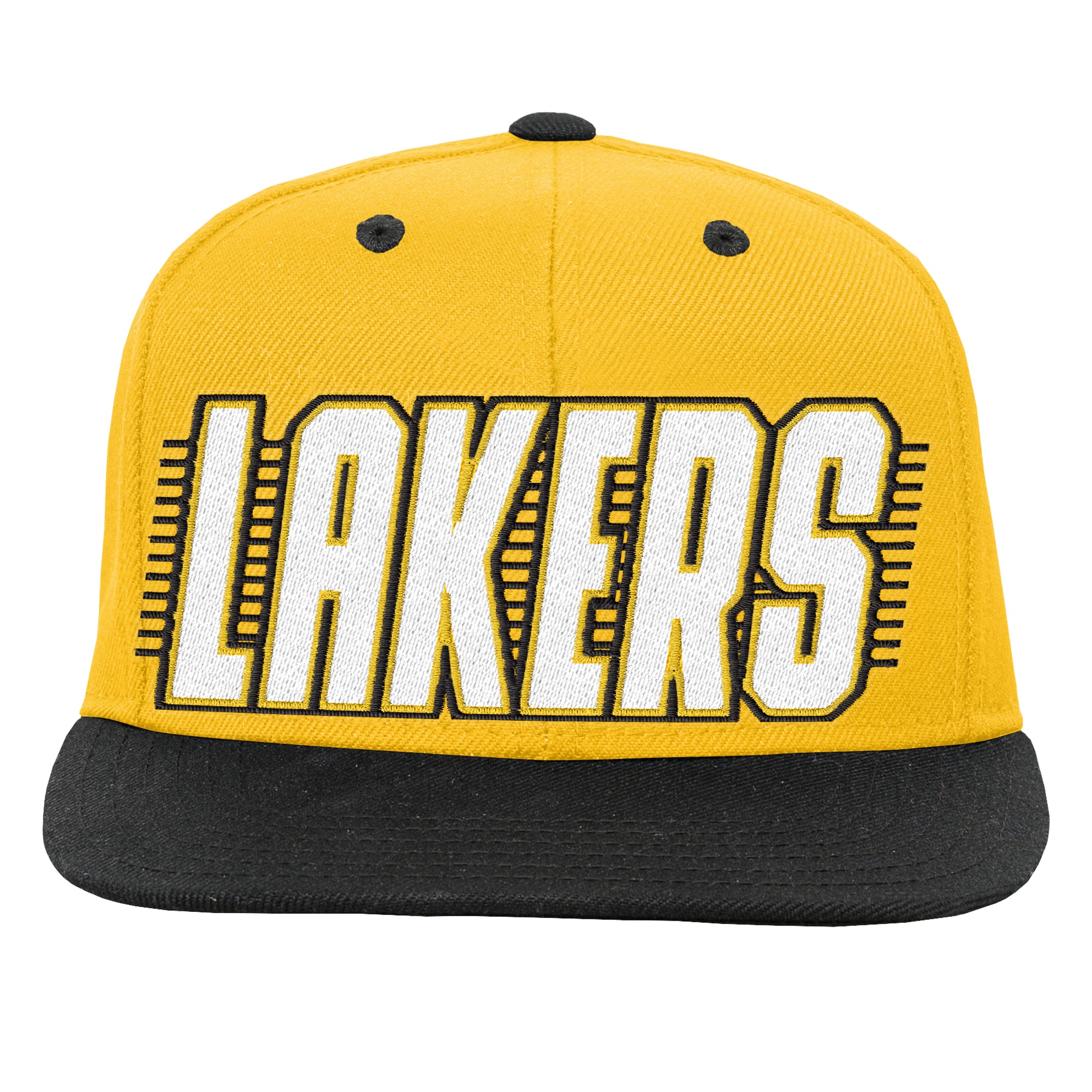 Casquette snapback Outerstuff or/noire pour jeunes des Los Angeles Lakers