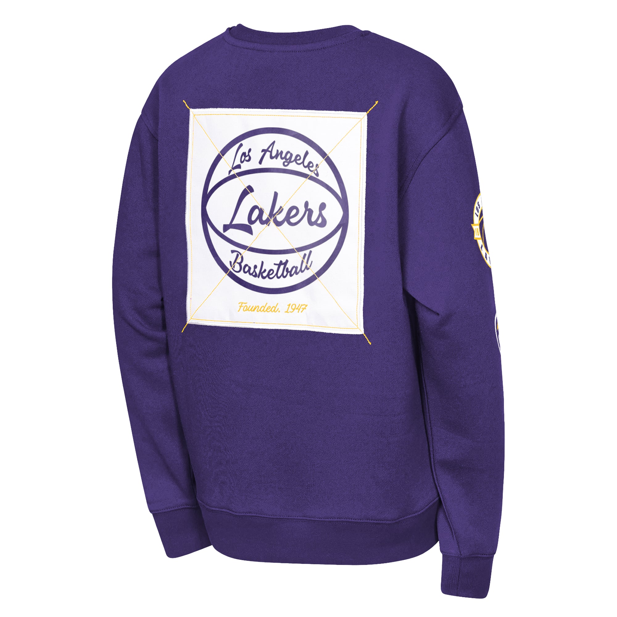 Sweat-shirt d'honneur violet Youth Outerstuff Los Angeles Lakers décoré